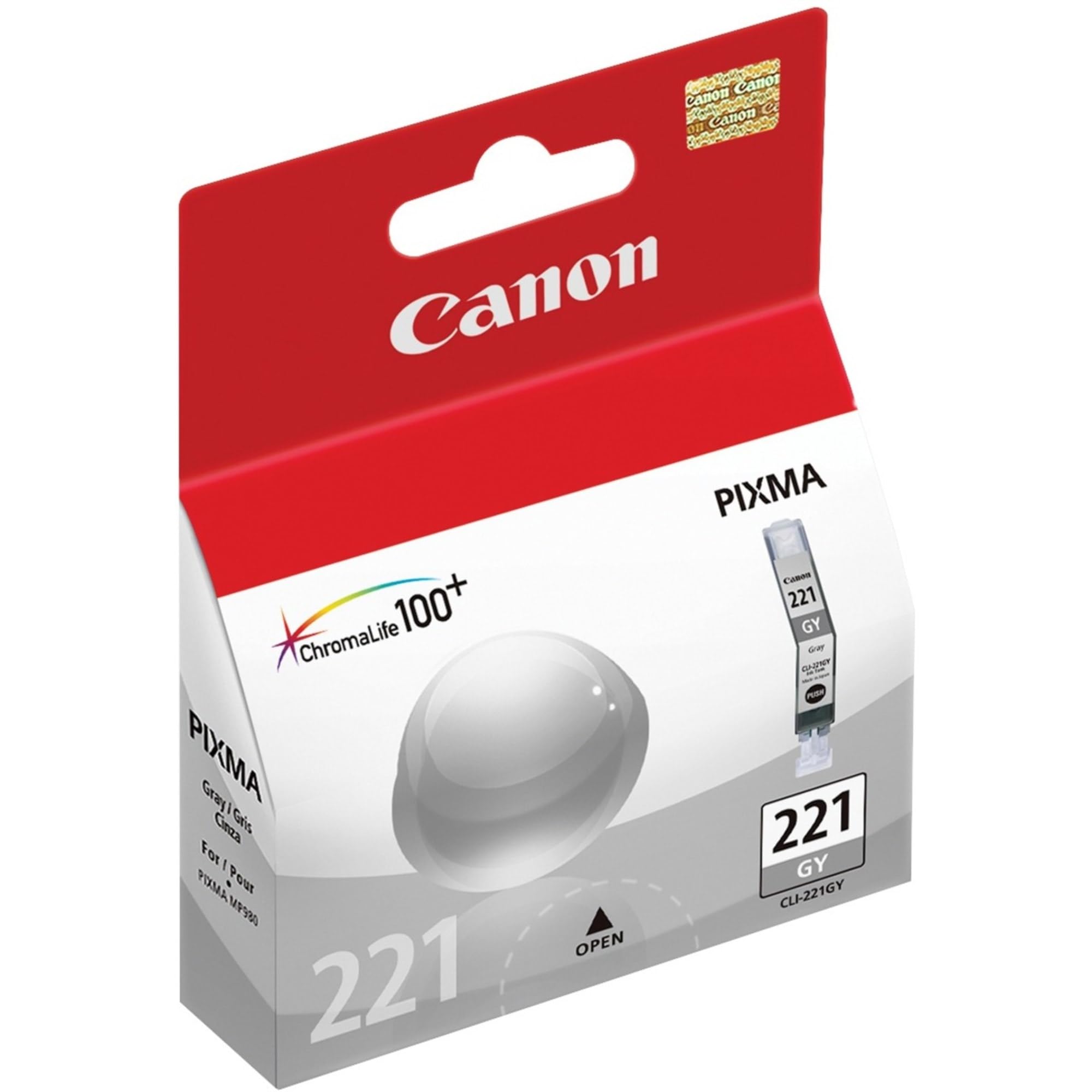 Foto 3 pulgar | Depósito De Tinta Canon Cli-221 Gris Genuino Para Mp980 Y Mp990 - Venta Internacional.