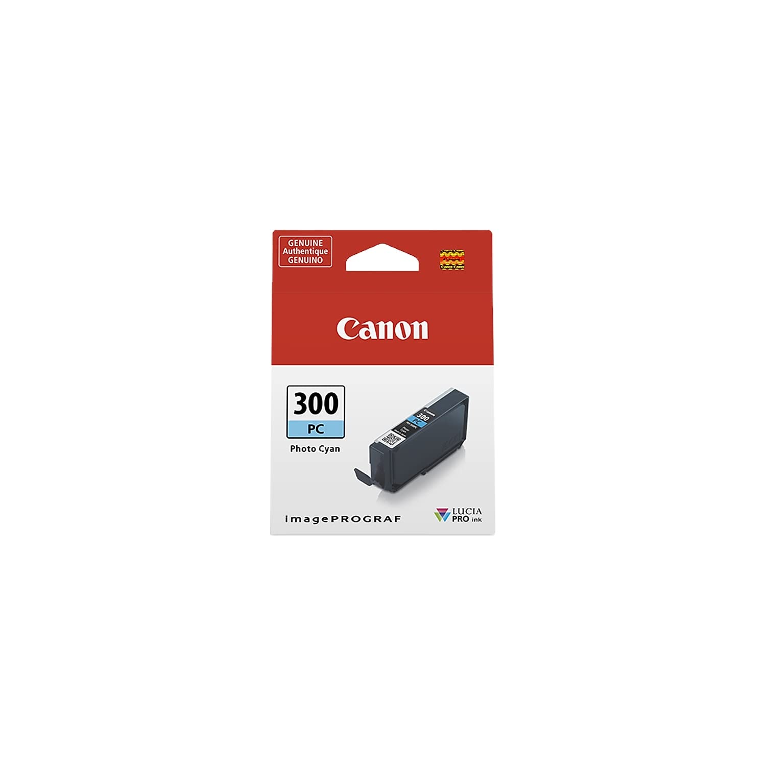 Depósito De Tinta Canon Pfi-300  Color Cian Fotográfico Original  Para Pro-300 - Venta Internacional.