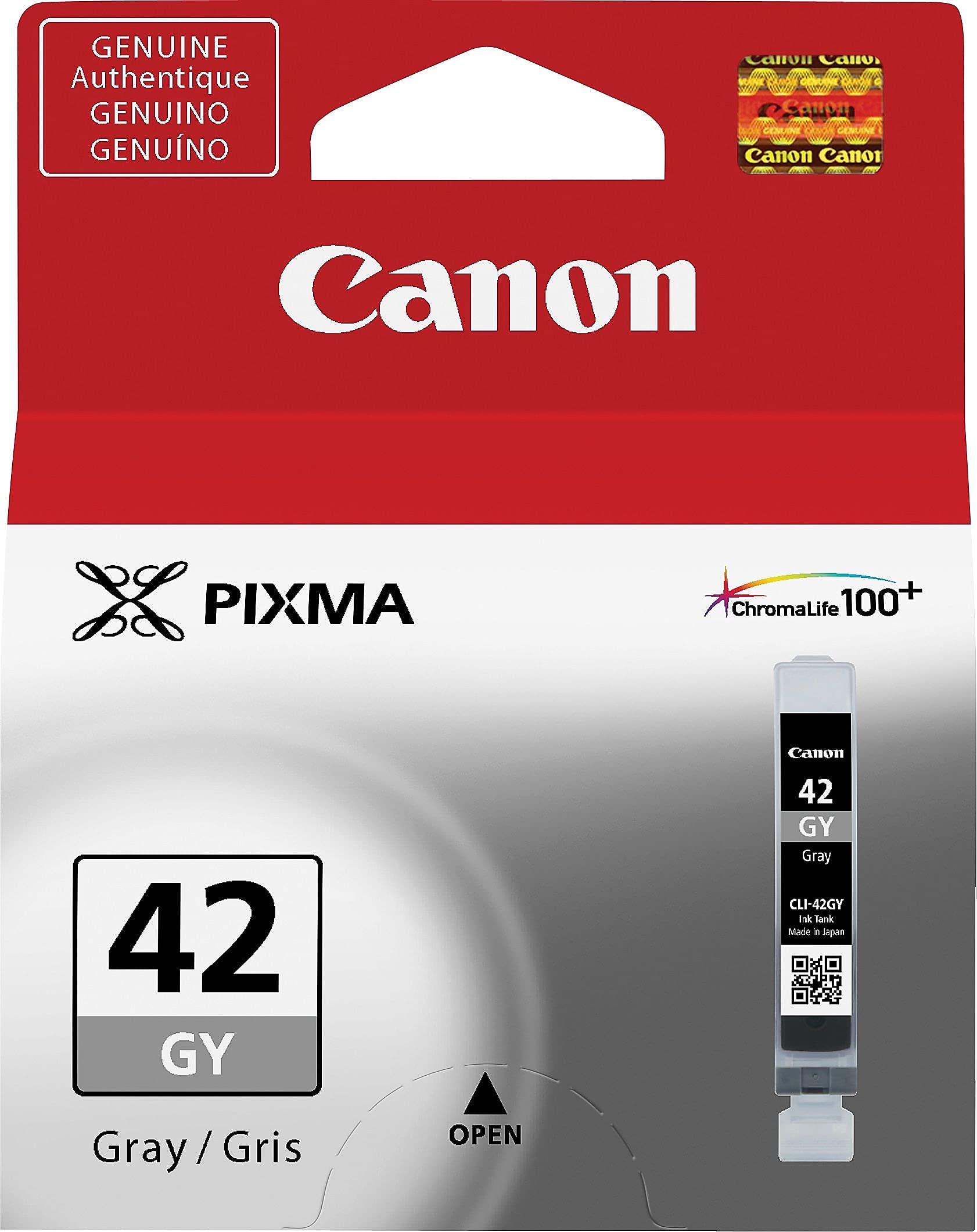 Depósito De Tinta Canon Cli-42 Gris Genuino Para Impresora Pixma Pro-100 - Venta Internacional.