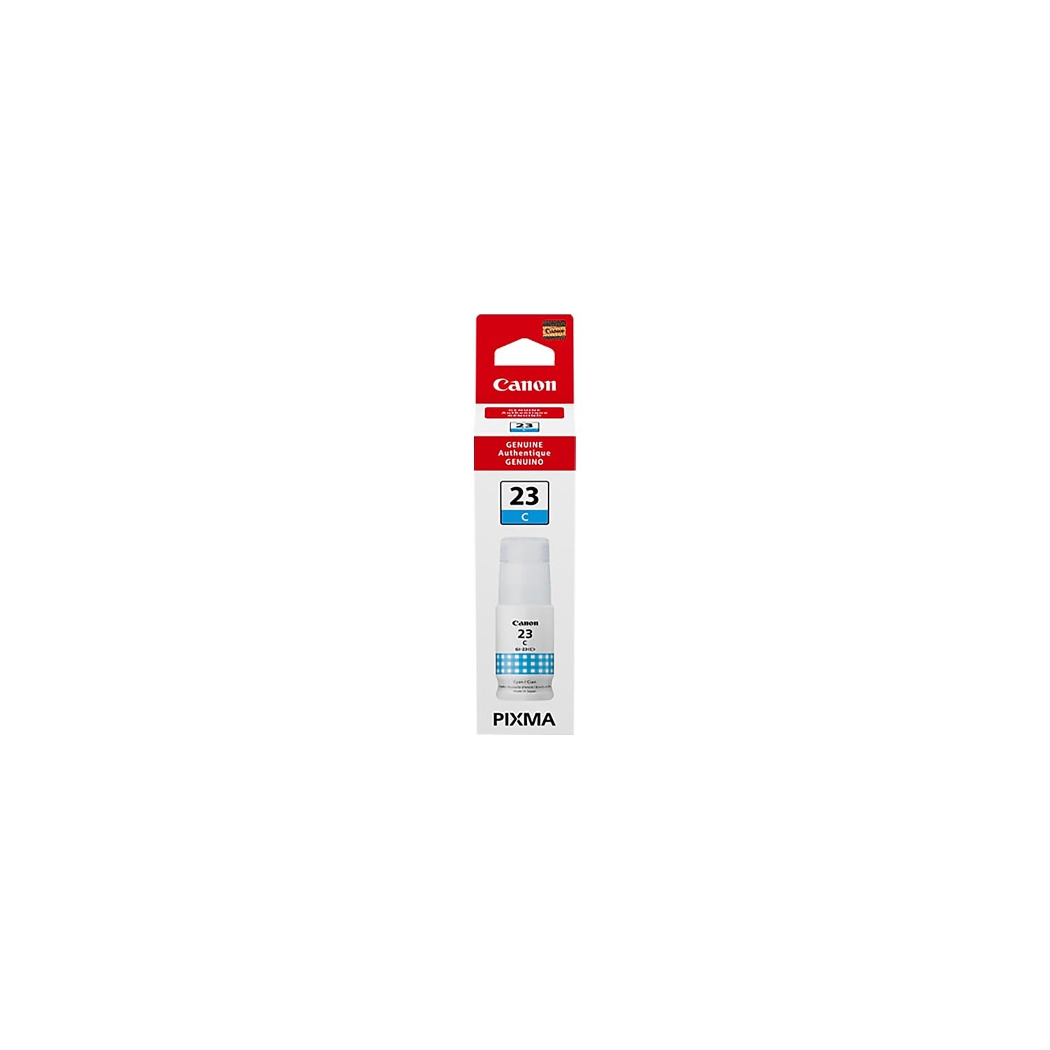 Botella De Tinta Canon Gi-23 A Base De Colorante Cian 135 Ml - Venta Internacional.