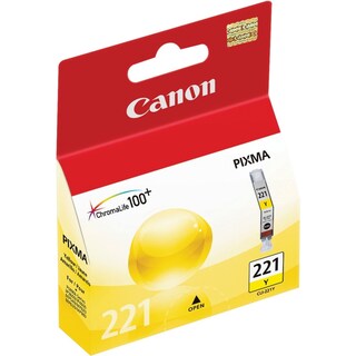 Foto 2 | Depósito De Tinta Canon Cli-221 Amarillo Auténtico Para Mp980 Mp560 Mp620 - Venta Internacional.