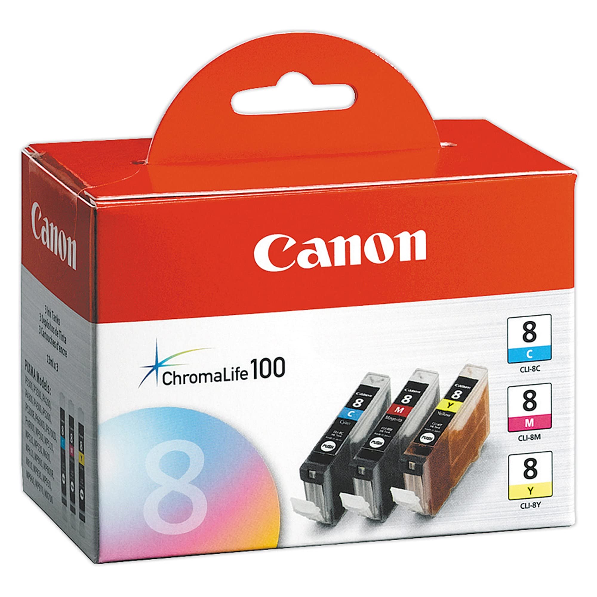 Depósito De Tinta Canon Cli-8 De 3 Colores Compatible Con Pro9000  Ip6700d - Venta Internacional.