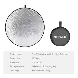 Foto 7 | Panel Reflector Neewer 5 Piezas de 60 cm-Venta Internacional