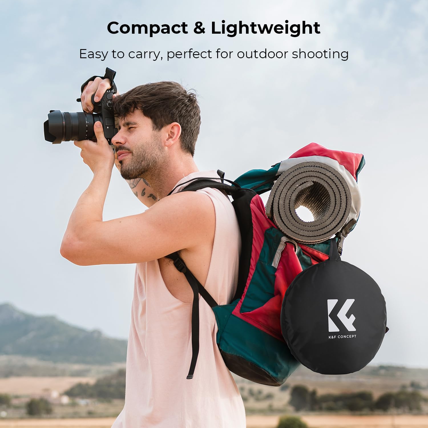 Foto 7 pulgar | Reflector De Luz K&f Concept 5 En 1 De 80 Cm Para Estudio Y Exteriores - Venta Internacional.