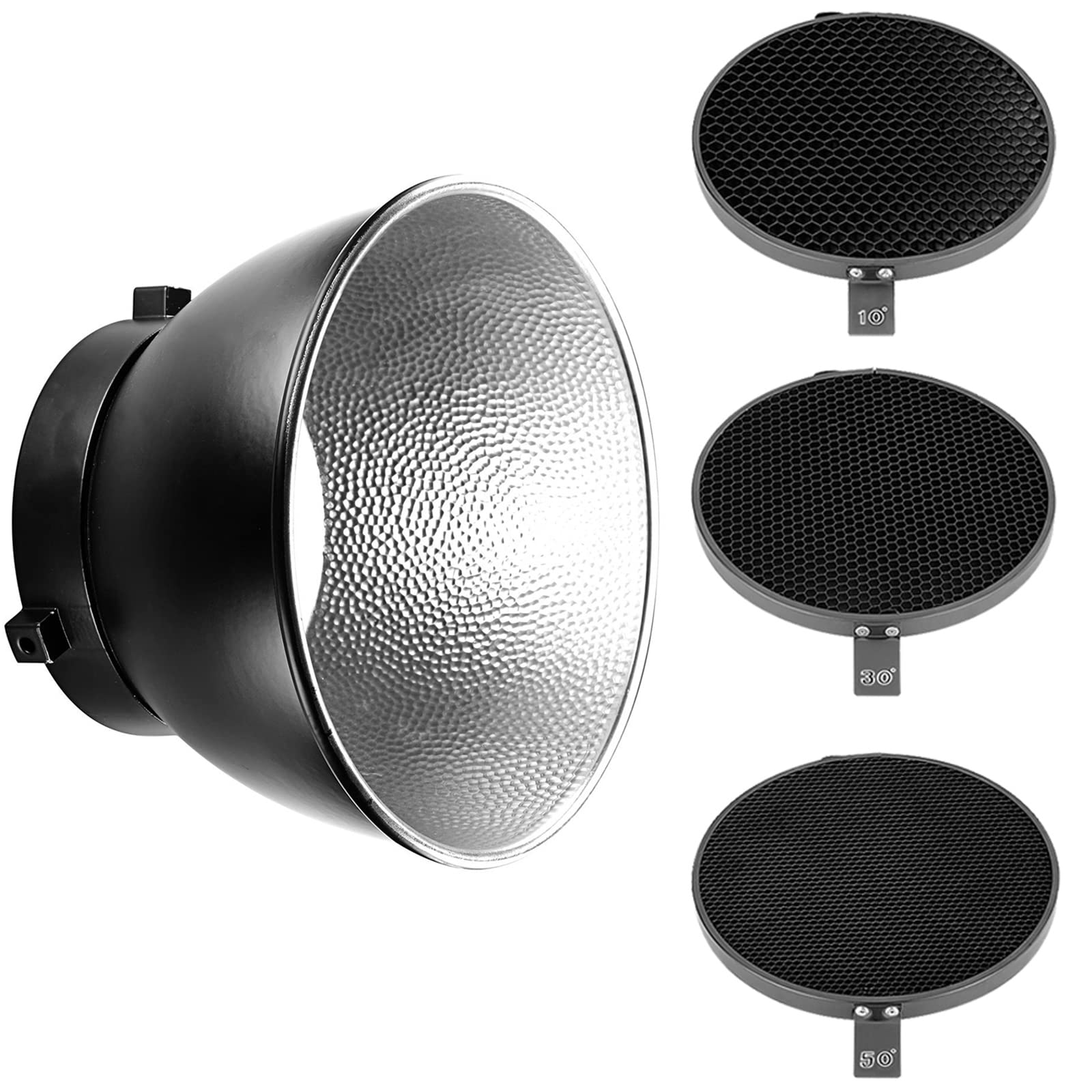 Difusor Reflector Neewer De 18 Cm Con Rejilla En Forma De Panal Para Bowens - Venta Internacional.