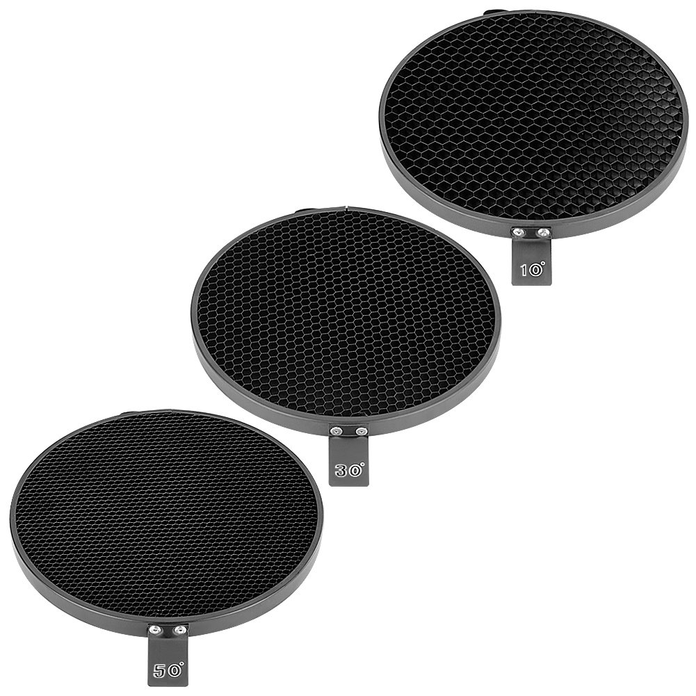 Foto 3 pulgar | Difusor Reflector Neewer De 18 Cm Con Rejilla En Forma De Panal Para Bowens - Venta Internacional.