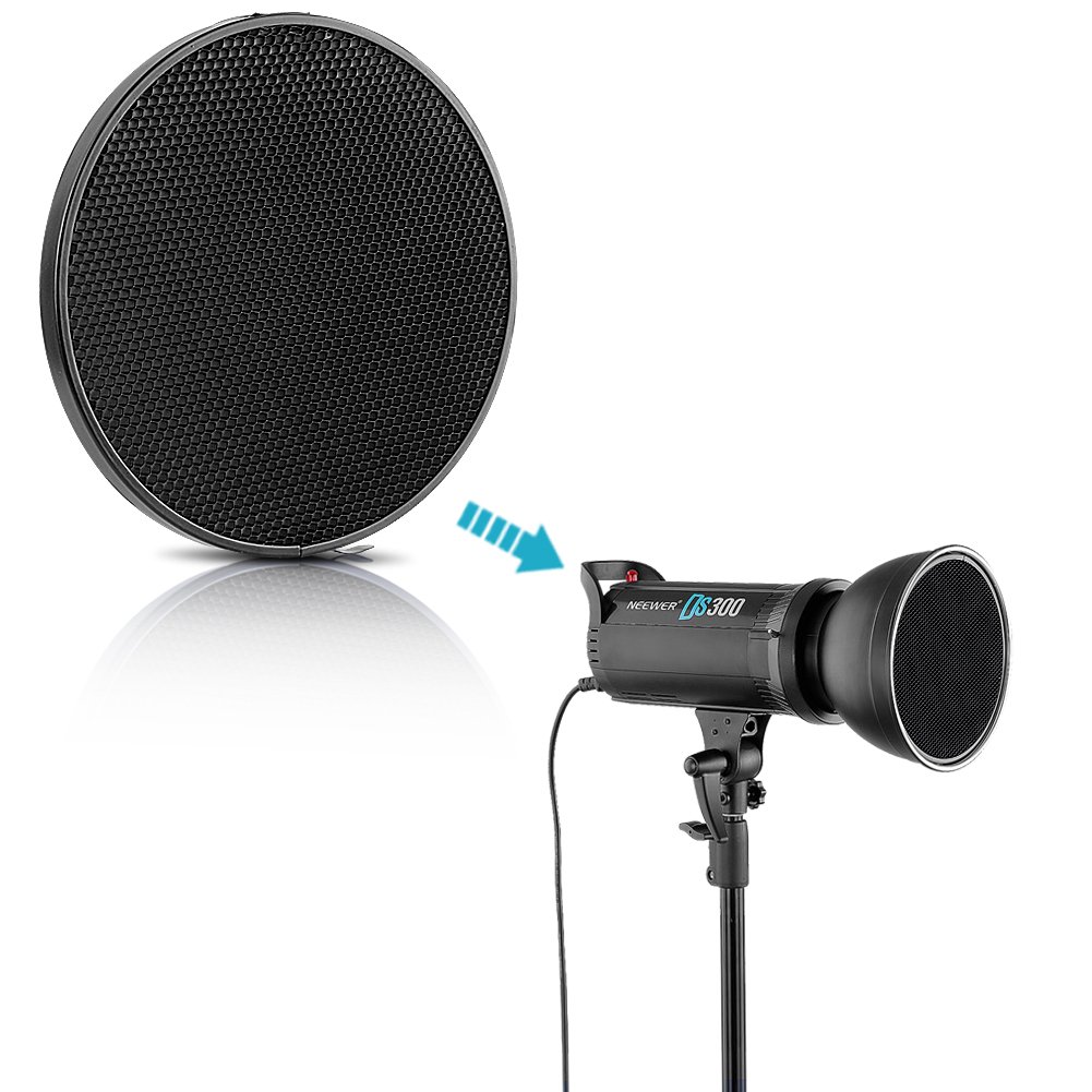 Foto 5 pulgar | Difusor Reflector Neewer De 18 Cm Con Rejilla En Forma De Panal Para Bowens - Venta Internacional.