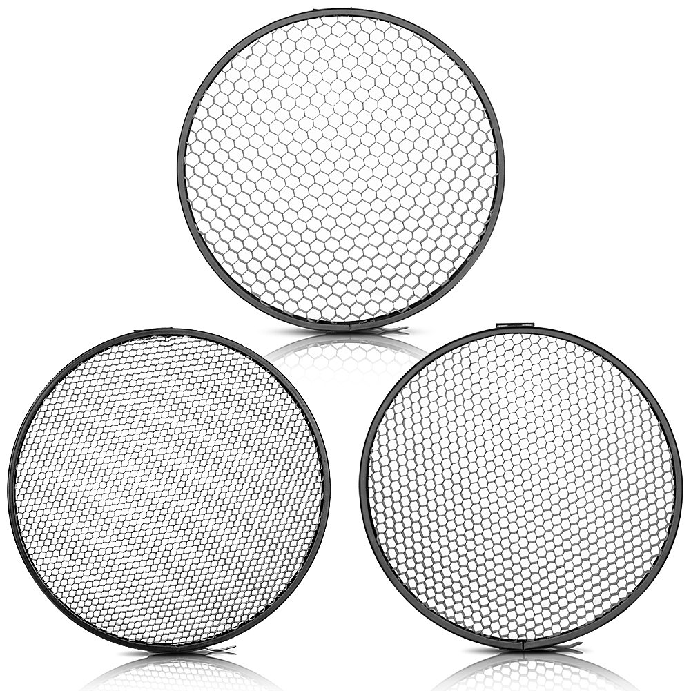 Foto 8 pulgar | Difusor Reflector Neewer De 18 Cm Con Rejilla En Forma De Panal Para Bowens - Venta Internacional.