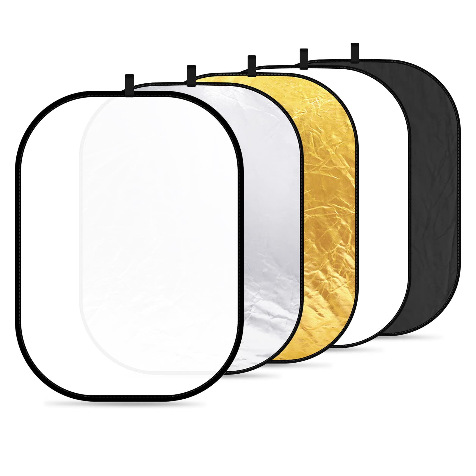 Reflectores De Luz Neewer, 150 X 200 Cm, 5 En 1, Con Bolsa Para Fotos - Venta Internacional.