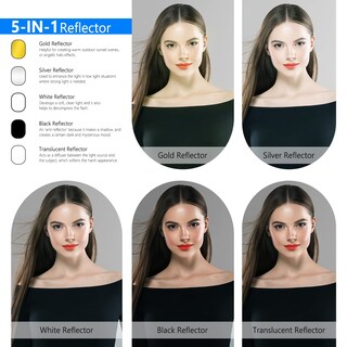 Foto 2 | Reflectores De Luz Neewer, 150 X 200 Cm, 5 En 1, Con Bolsa Para Fotos - Venta Internacional.