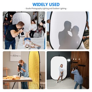 Foto 4 | Reflectores De Luz Neewer, 150 X 200 Cm, 5 En 1, Con Bolsa Para Fotos - Venta Internacional.