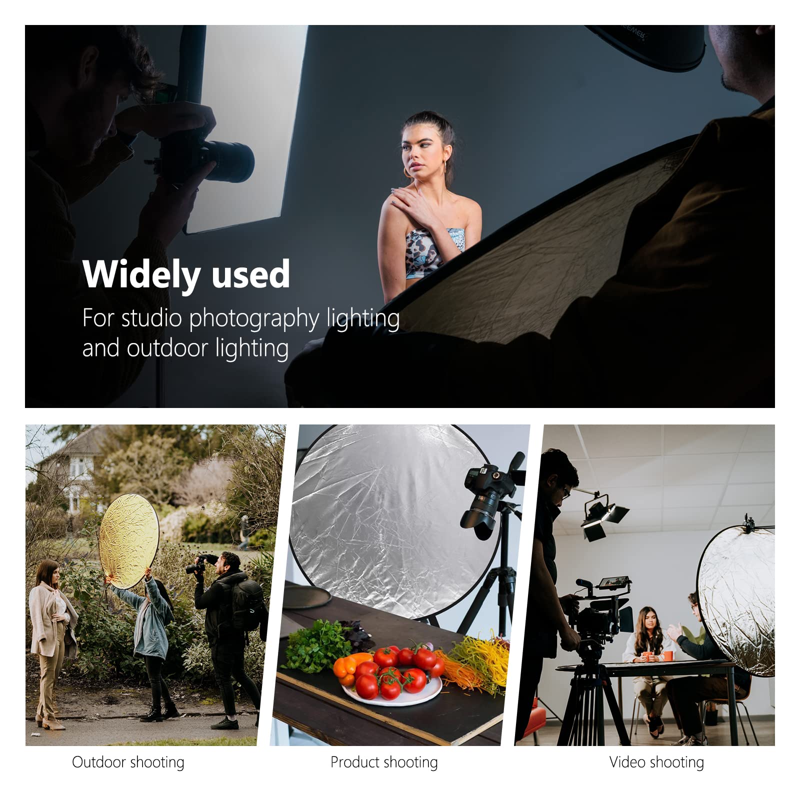 Foto 7 | Difusor Reflector De Luz Neewer, 110 Cm, 5 En 1 Con Bolsa - Venta Internacional.