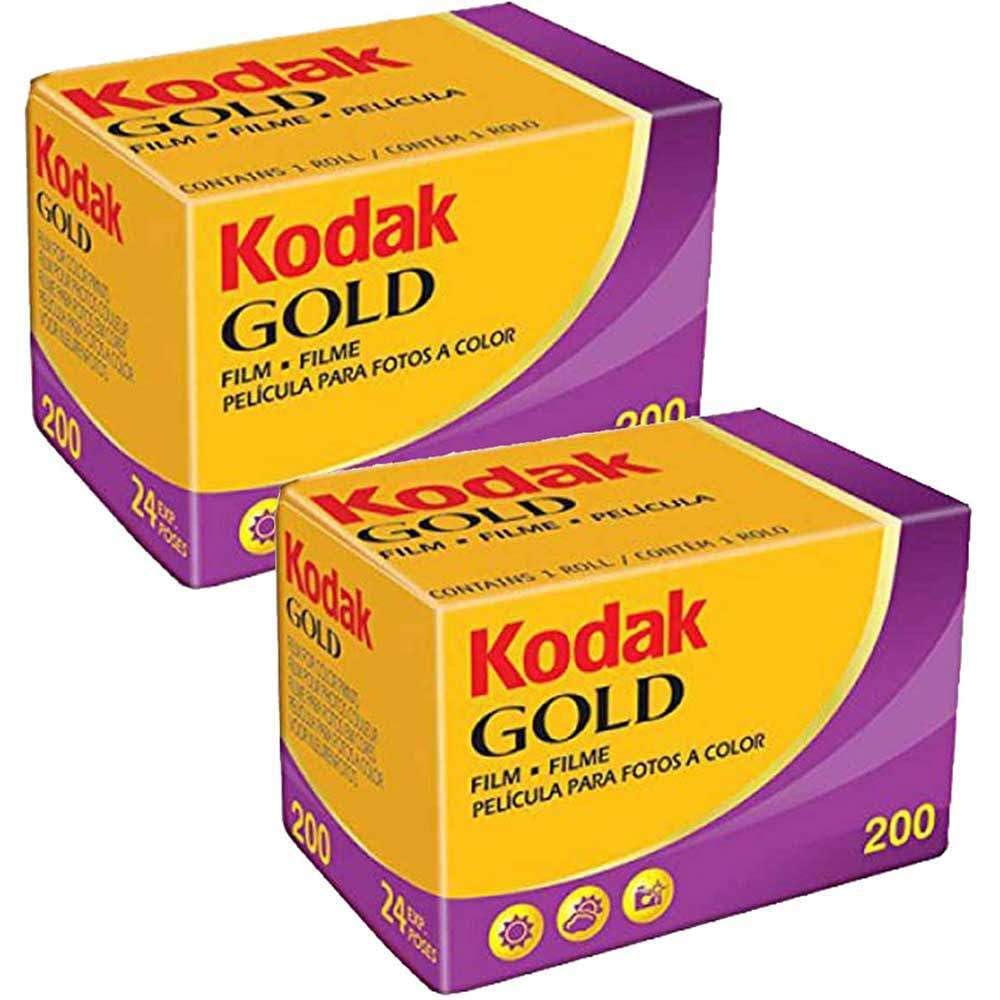 Película Kodak Gold 200 135/24 35 Mm, Paquete De 2 - Venta Internacional.