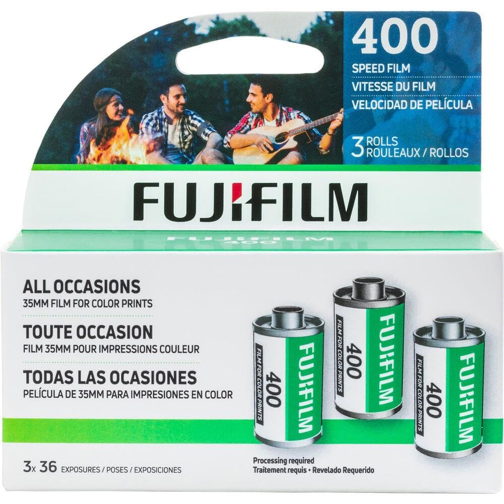Película Fujifilm Fujicolor Superia X-tra 400, 35 Mm, 36 Puntos De Exposición, Paquete De 3 - Venta Internacional.