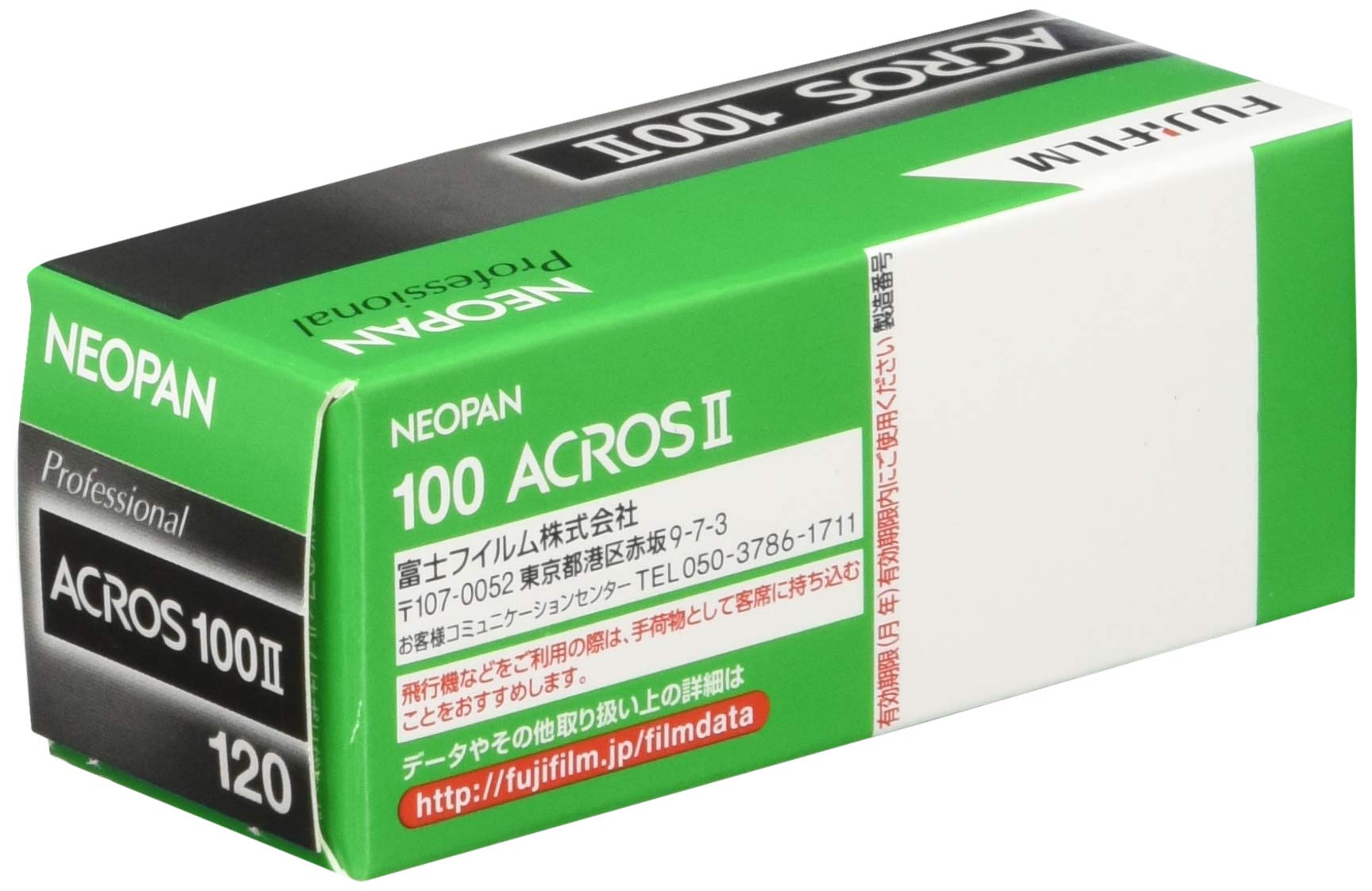 Foto 2 | Película Fujifilm Neo Pan 100 Acros Ii En Blanco Y Negro, Tamaño 120 - Venta Internacional.
