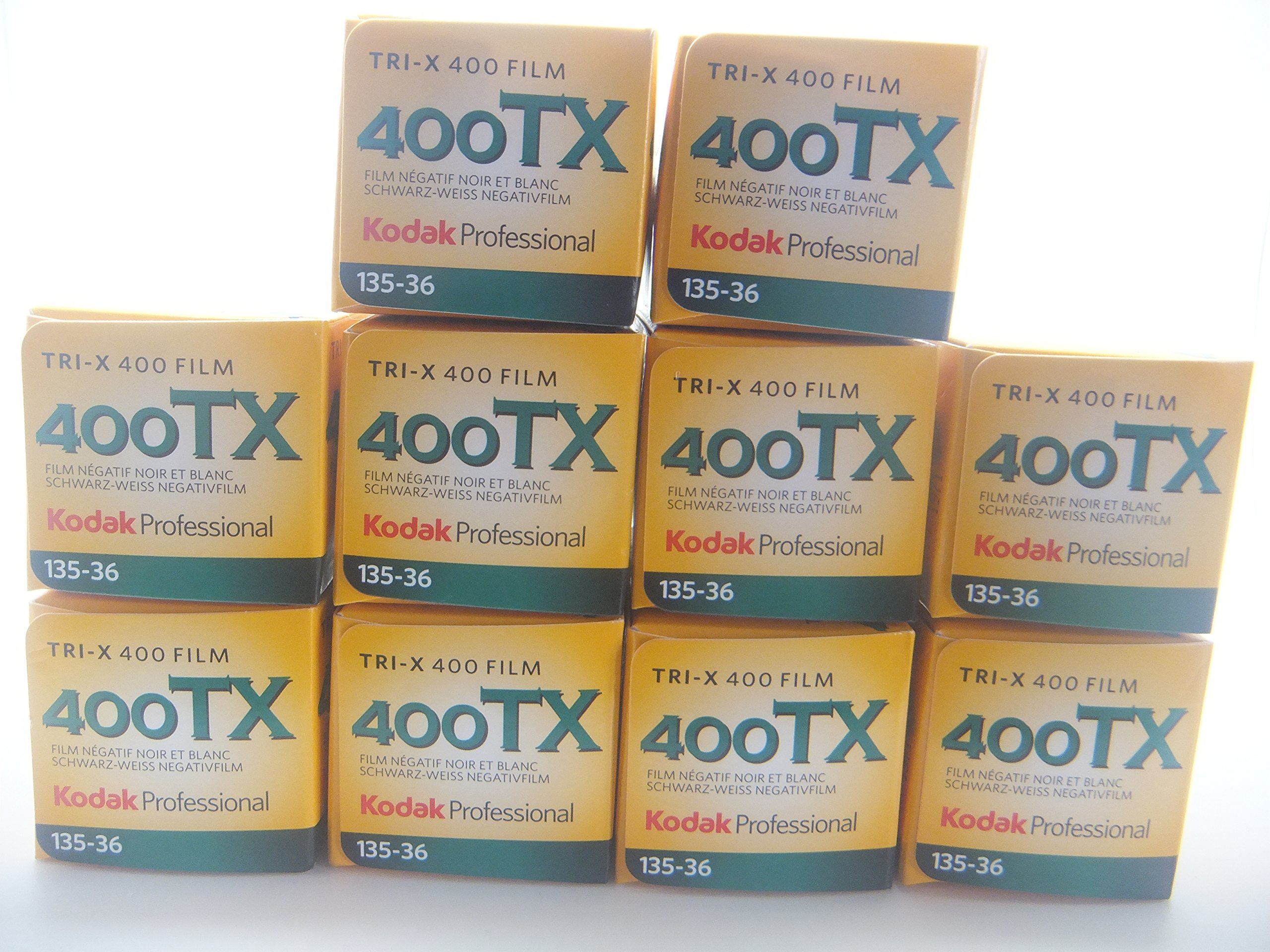 Película Kodak Tri-x400 135-36 36 Mm En Blanco Y Negro, Paquete De 10 - Venta Internacional.
