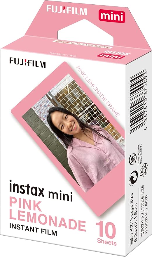 Foto 3 pulgar | Fujifilm Instax Mini Pink Lemonade Film 10 Exposiciones