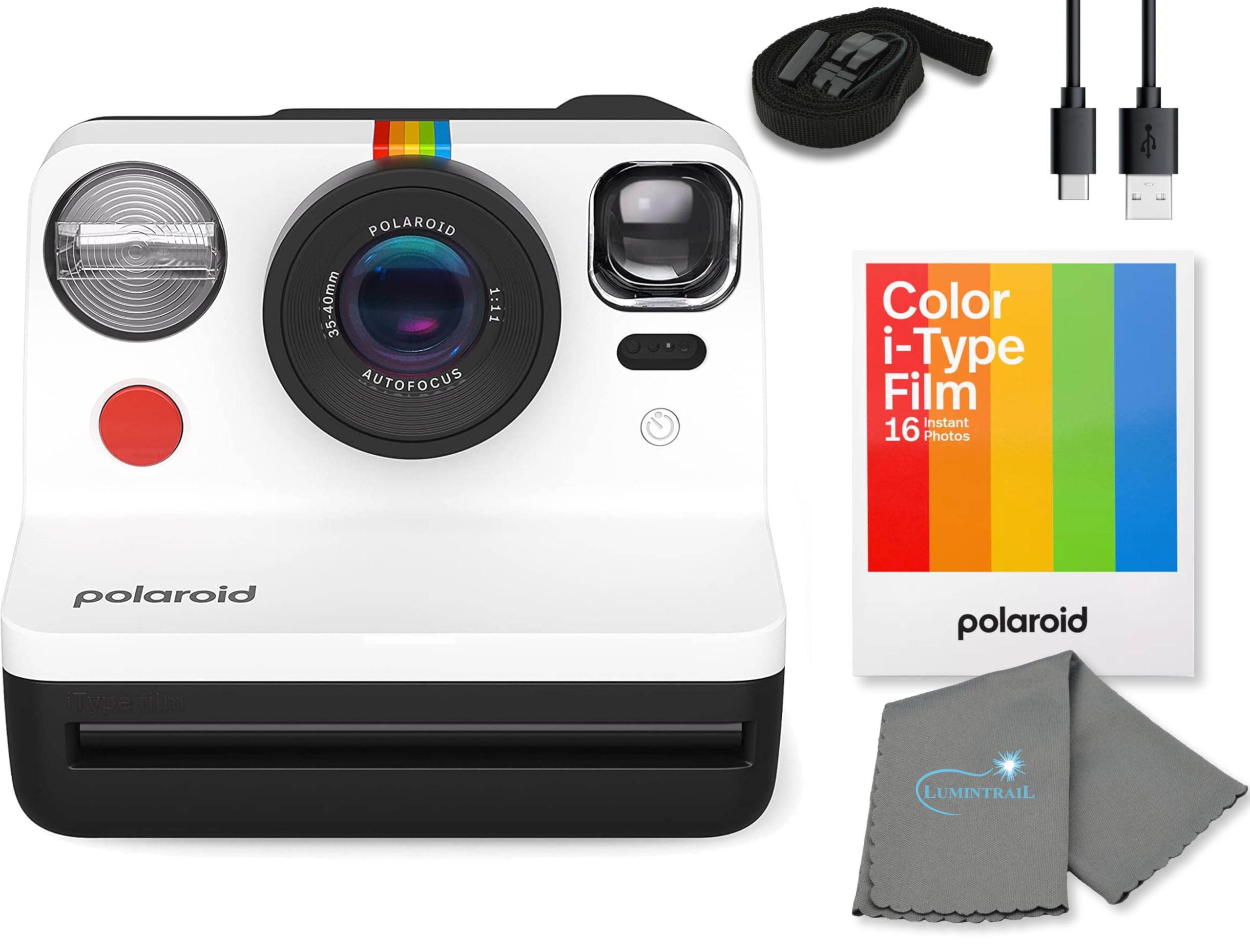 Foto 1 | Cámara De Película Instantánea Polaroid Gen 2 Now I-type Black - Venta Internacional.