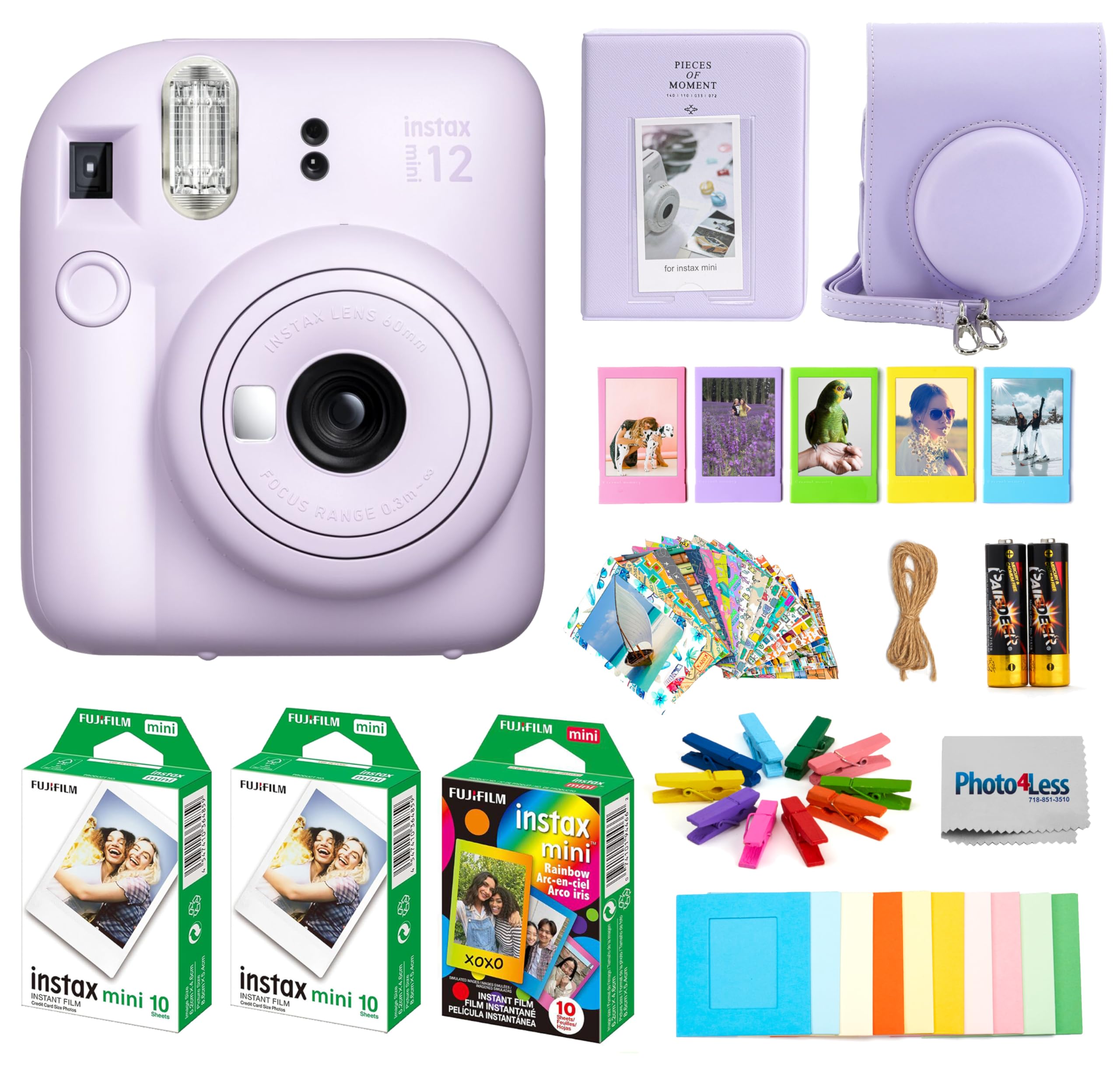 Foto 2 pulgar | Cámara De Película Instantánea Fujifilm Instax Mini 12 Lilac Purple - Venta Internacional.