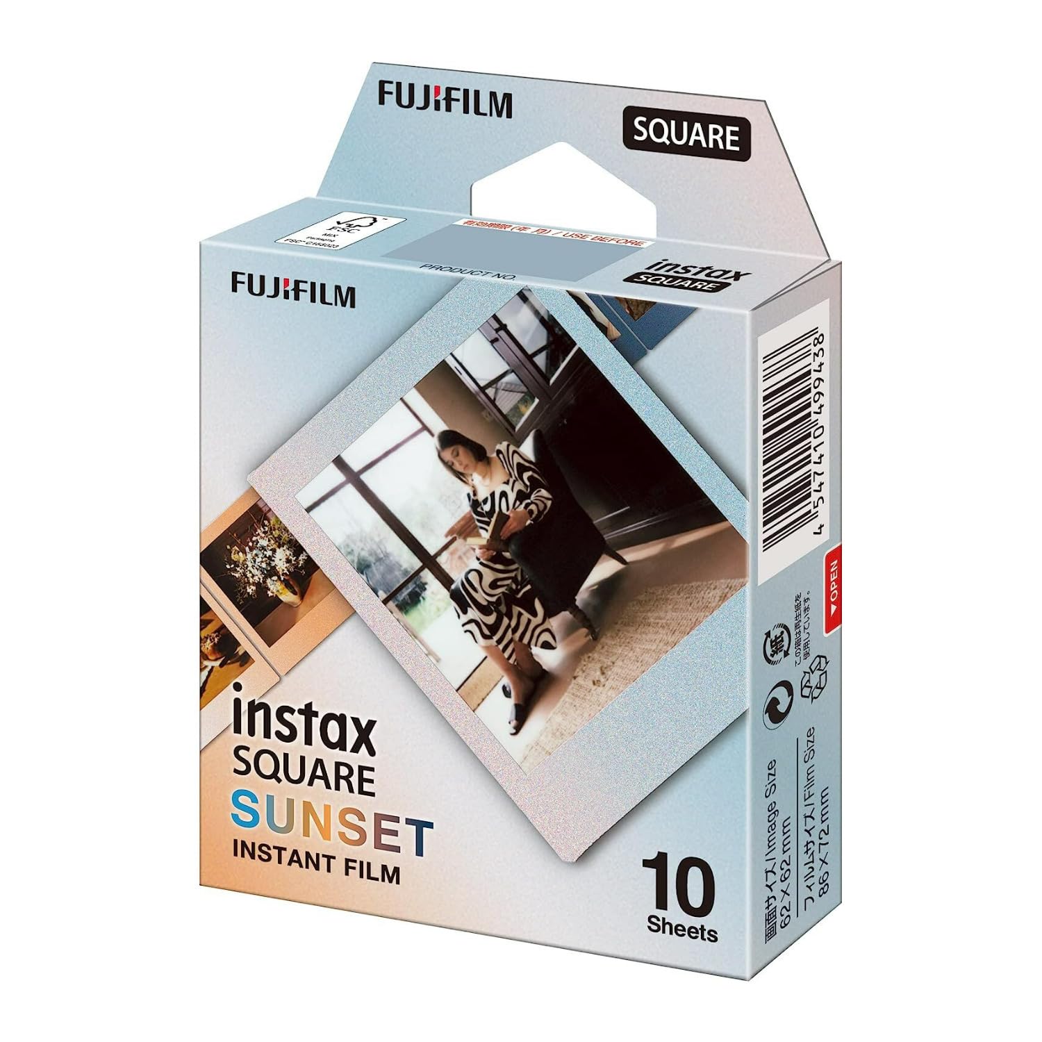 Foto 2 | Película Instax Square Sunset Fujifilm - 10 Exposiciones - Venta Internacional.