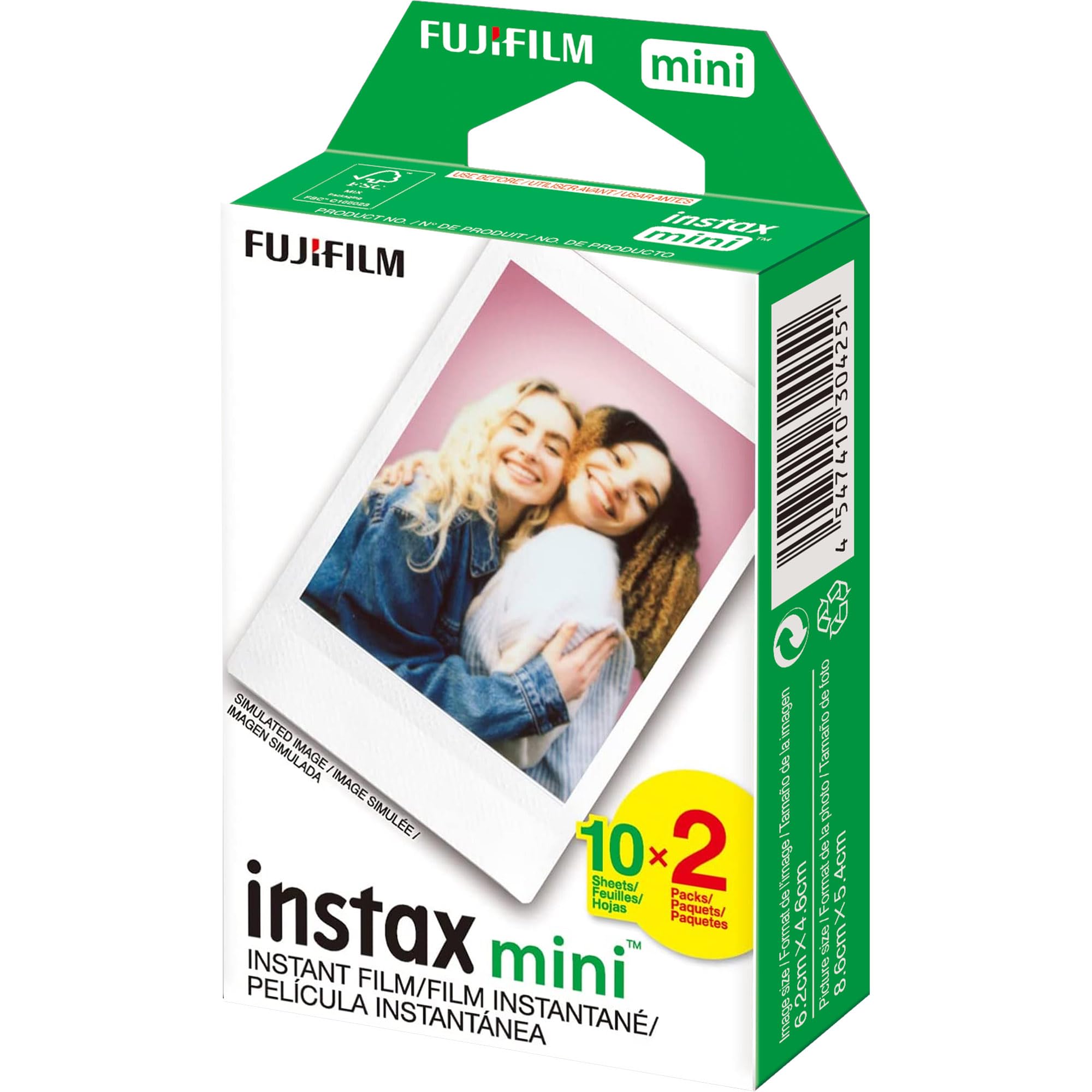 Foto 3 pulgar | Película Instantánea Fujifilm Instax Mini Twin Pack (40 Imágenes) - Venta Internacional.