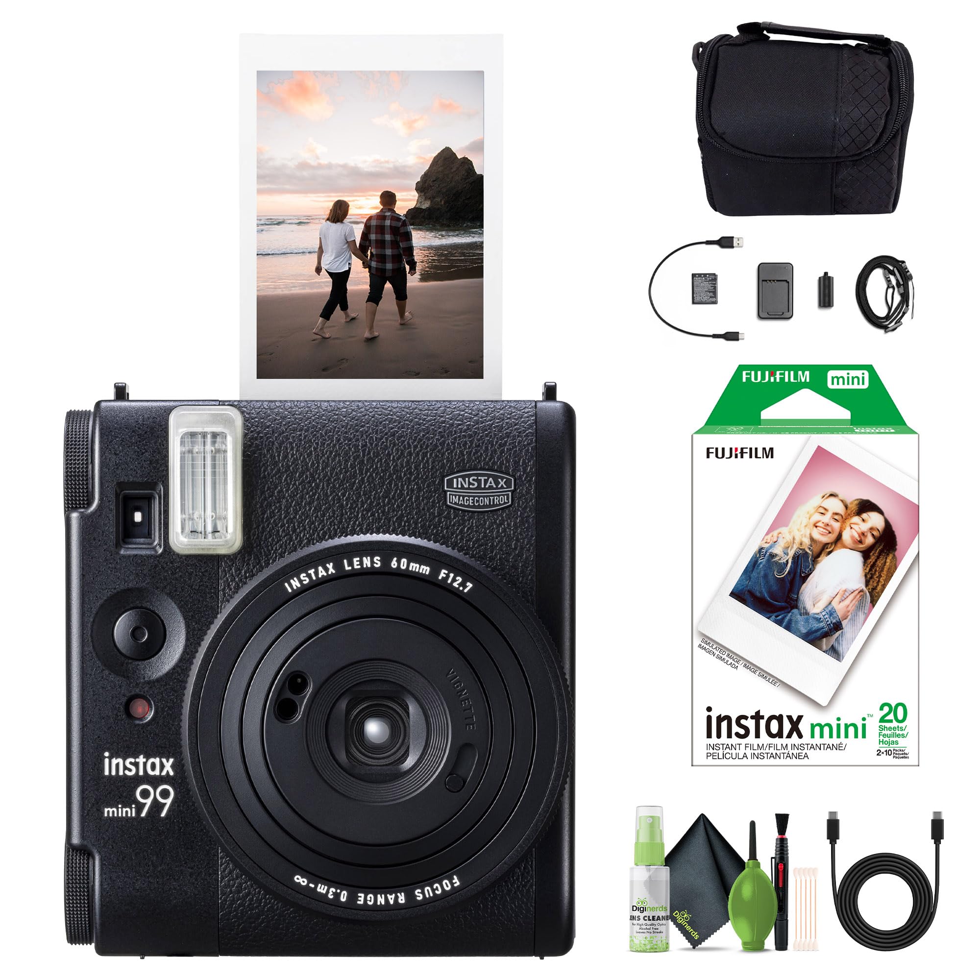 Foto 2 pulgar | Cámara De Película Instantánea Fujifilm Instax Mini 99 Con Película Y Bolsa - Venta Internacional.