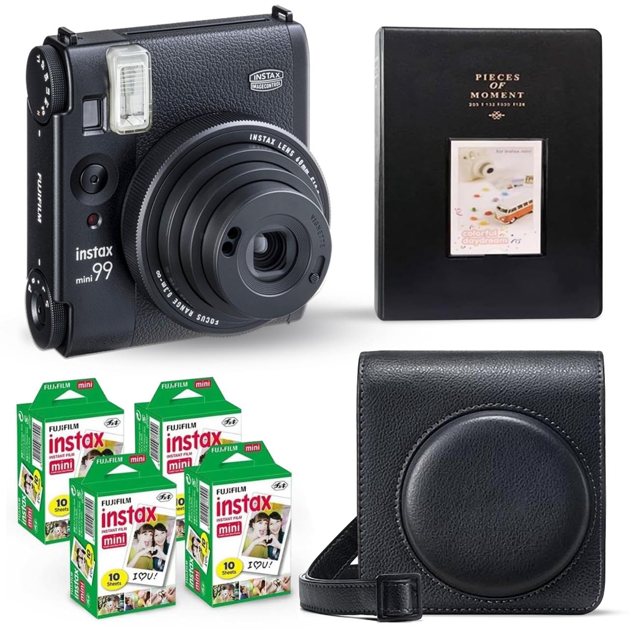 Foto 2 pulgar | Cámara Instantánea Fujifilm Instax Mini 99 Vintage Black +40 Películas - Venta Internacional.