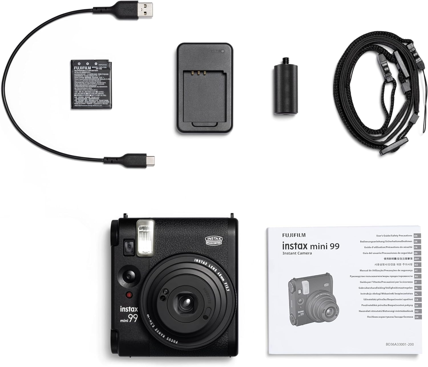 Foto 8 pulgar | Cámara Instantánea Fujifilm Instax Mini 99 Vintage Black +40 Películas - Venta Internacional.