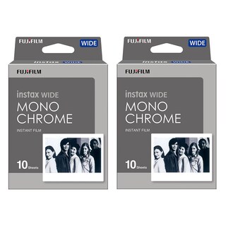 Foto 1 | Película Fujifilm Instax Wide Monocromo, 10 Hojas, Paquete De 2 - Venta Internacional.