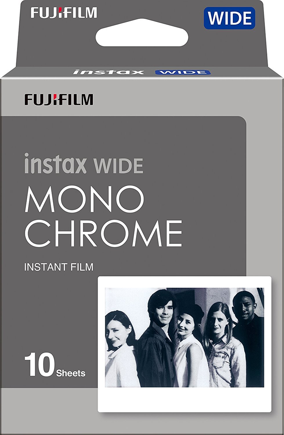Foto 5 pulgar | Película Fujifilm Instax Wide Monocromo, 10 Hojas, Paquete De 2 - Venta Internacional.