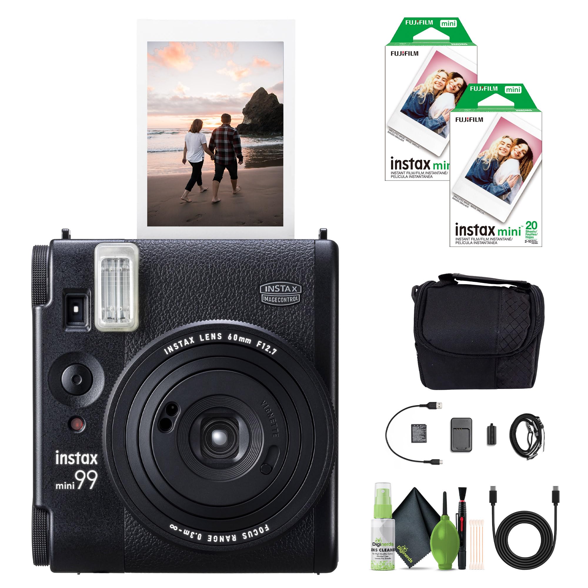 Foto 2 pulgar | Cámara De Película Instantánea Fujifilm Instax Mini 99 Con Película Y Bolsa - Venta Internacional.