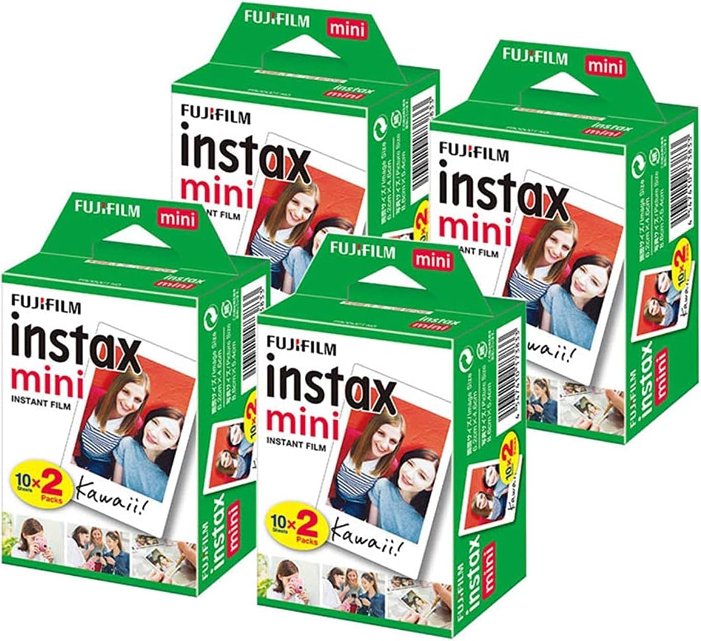 Foto 1 | Película Fujifilm Instax Mini Instant Daylight 20 Exposiciones X 4 - Venta Internacional.