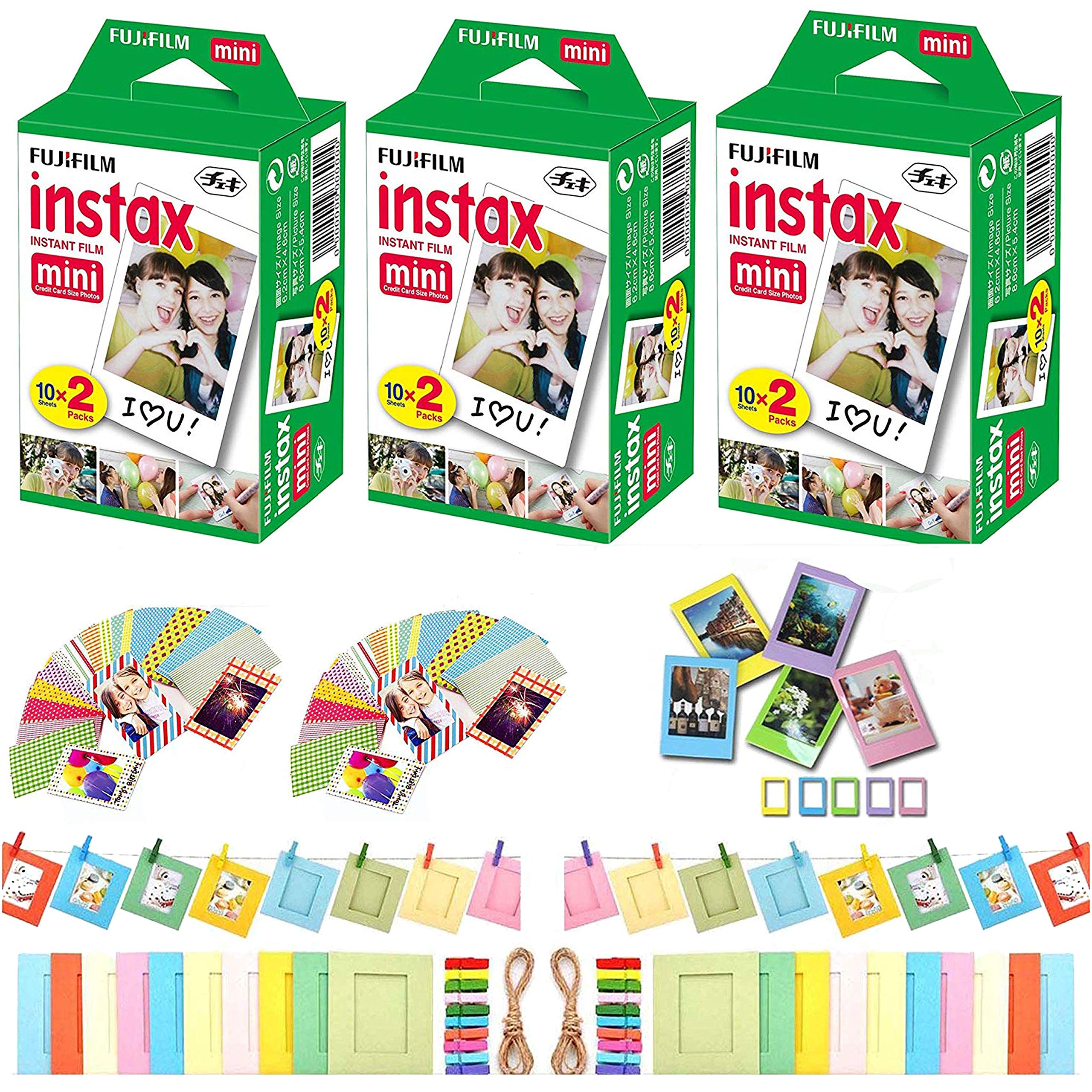 Foto 2 pulgar | Película Instantánea Fujifilm Instax Mini 60 Fotos Con 40 Pegatinas - Venta Internacional.