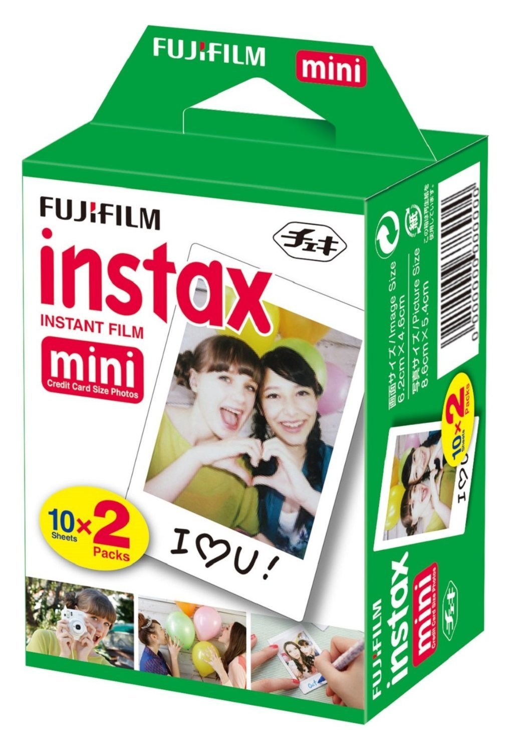 Foto 3 pulgar | Película Instantánea Fujifilm Instax Mini 60 Fotos Con 40 Pegatinas - Venta Internacional.