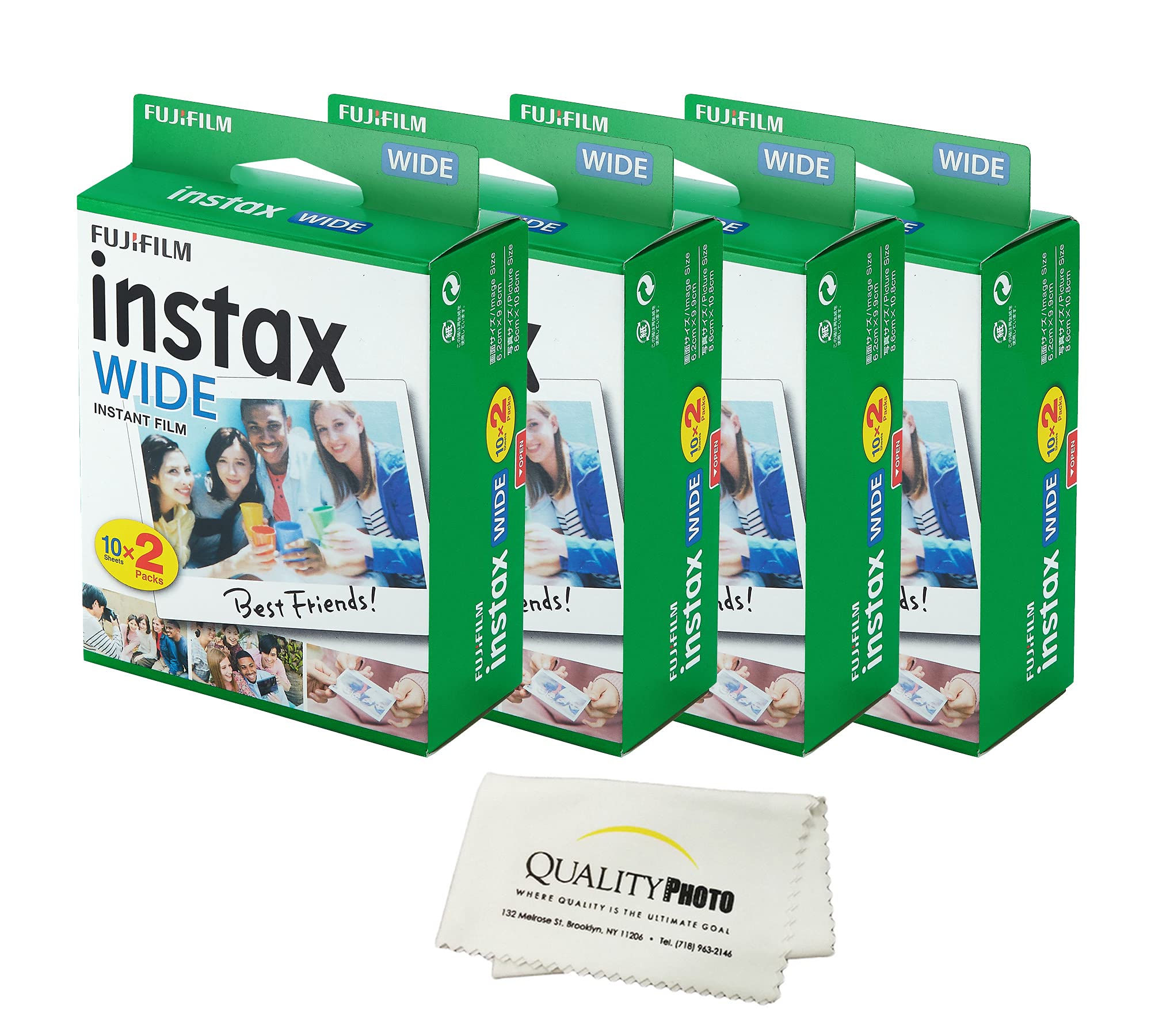 Foto 1 | Película Instantánea Fujifilm Instax Wide, Paquete De 8 (80 Exposiciones) - Venta Internacional.