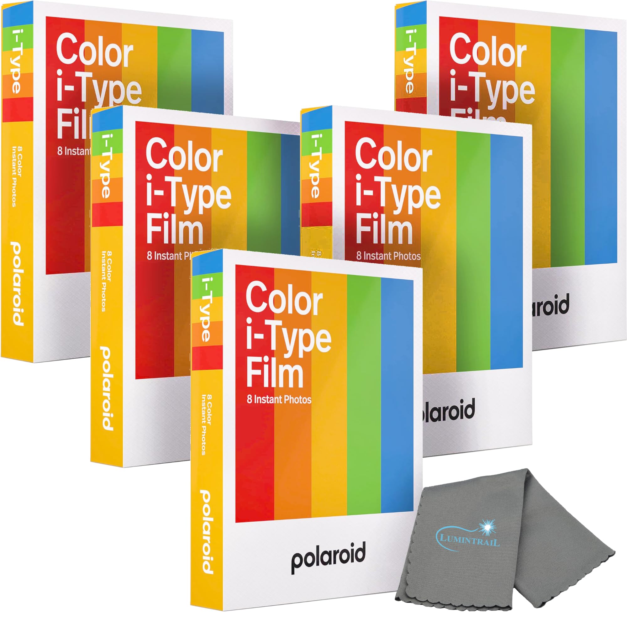 Foto 1 | Película En Color Instantánea Polaroid Originals I-type, Paquete De 5 - Venta Internacional.