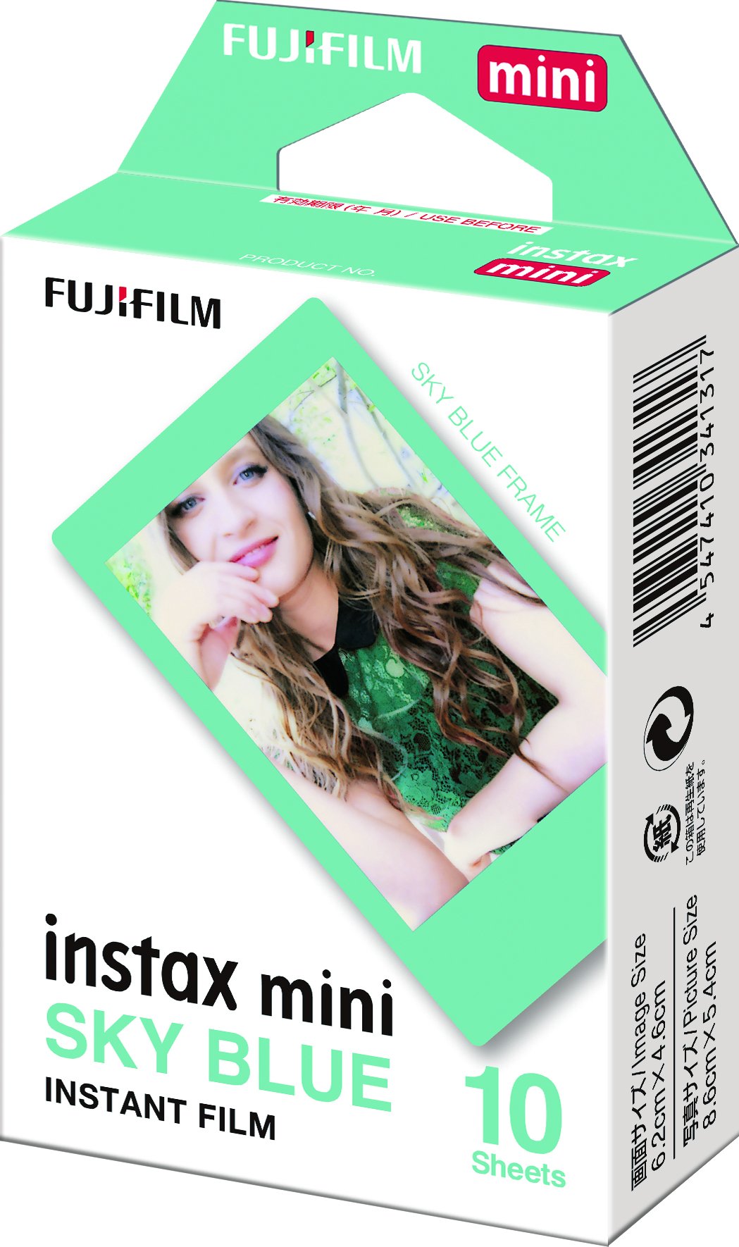 Foto 3 pulgar | Película Fujifilm Instax Mini Sky Blue - 10 Exposiciones - Venta Internacional.