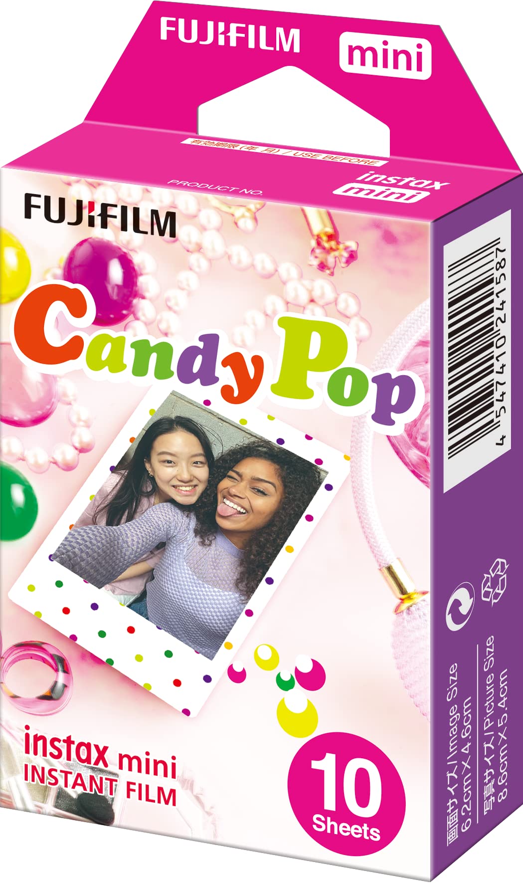 Foto 2 | Lámina Fujifilm Instax Mini Candy Pop, 10 Hojas - Venta Internacional.