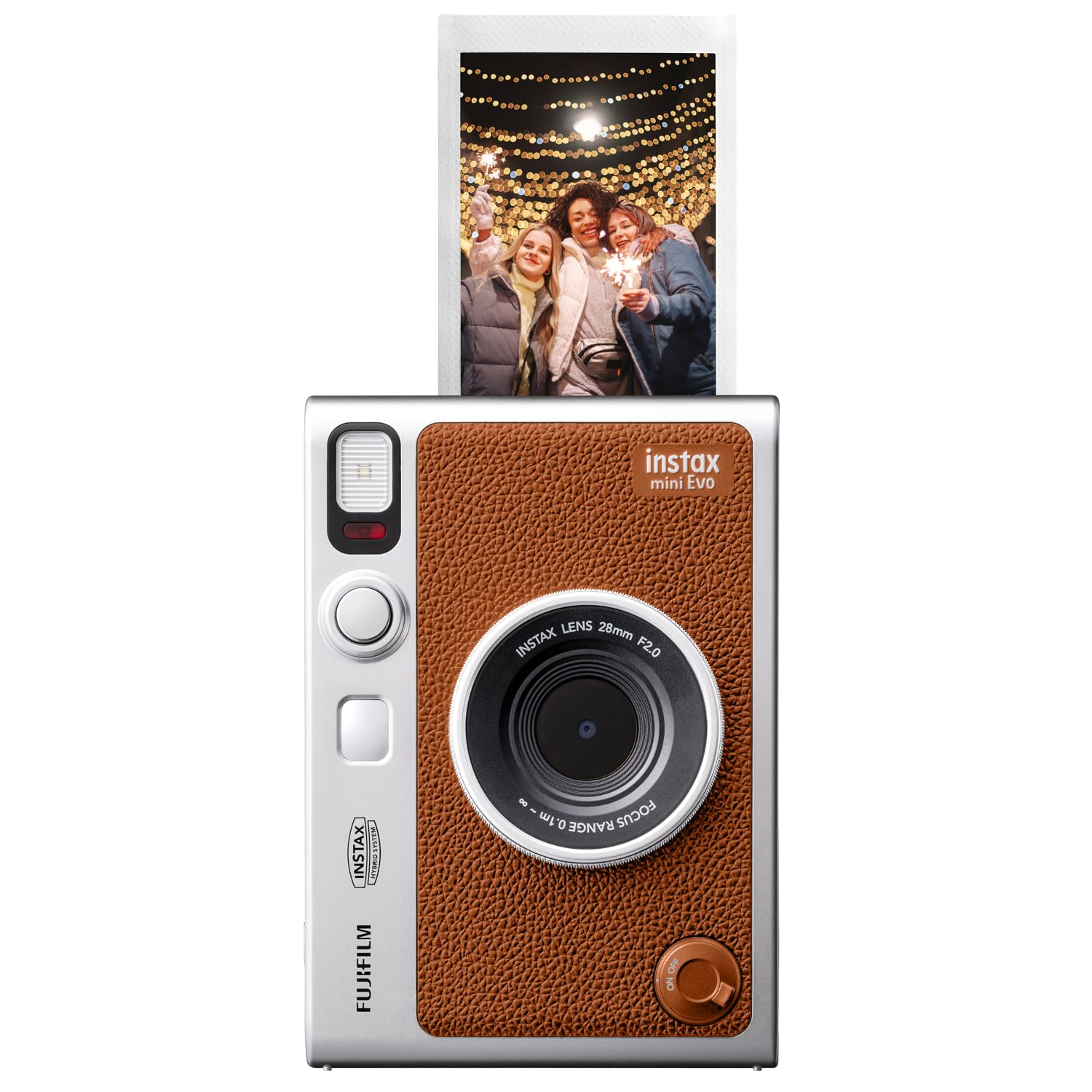 Cámara Fujifilm Instax Mini Evo Instant Brown - Venta Internacional.