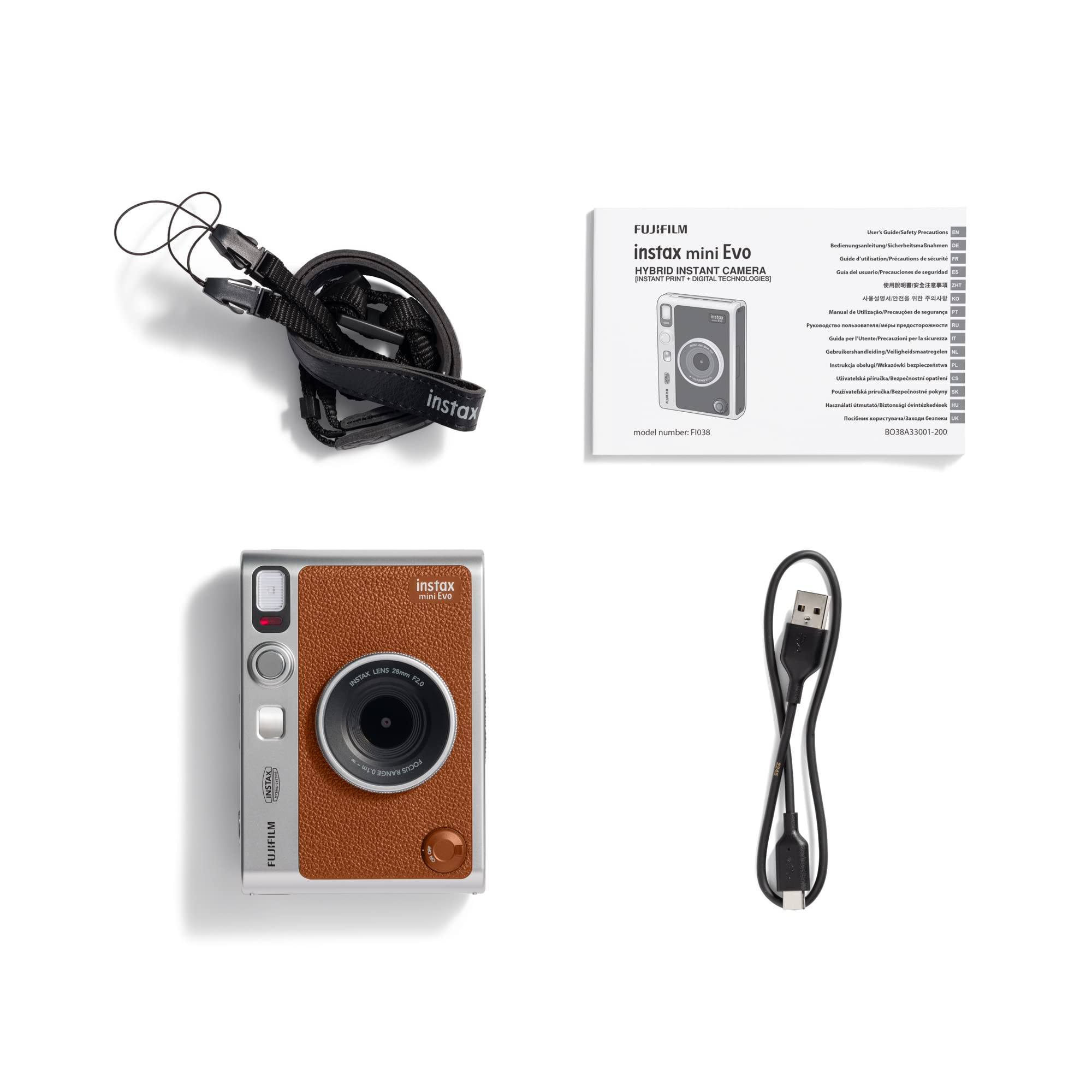 Foto 7 | Cámara Fujifilm Instax Mini Evo Instant Brown - Venta Internacional.