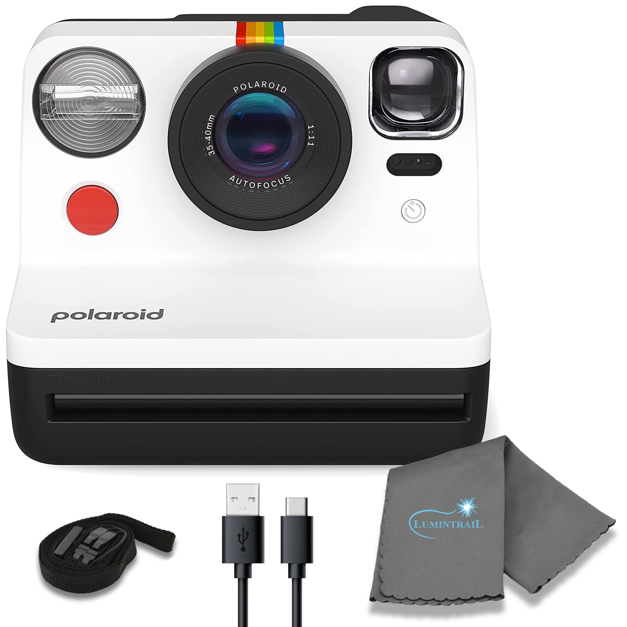 Foto 2 pulgar | Cámara De Película Instantánea Polaroid Now I-type Con Paño De Limpieza - Venta Internacional.