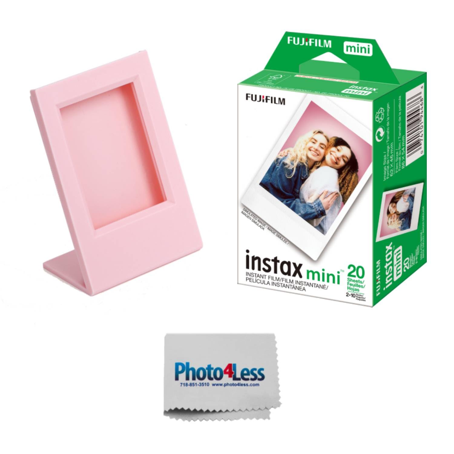 Foto 2 pulgar | Película Instantánea Fujifilm Instax Mini, Paquete Doble (20 Hojas) - Venta Internacional.