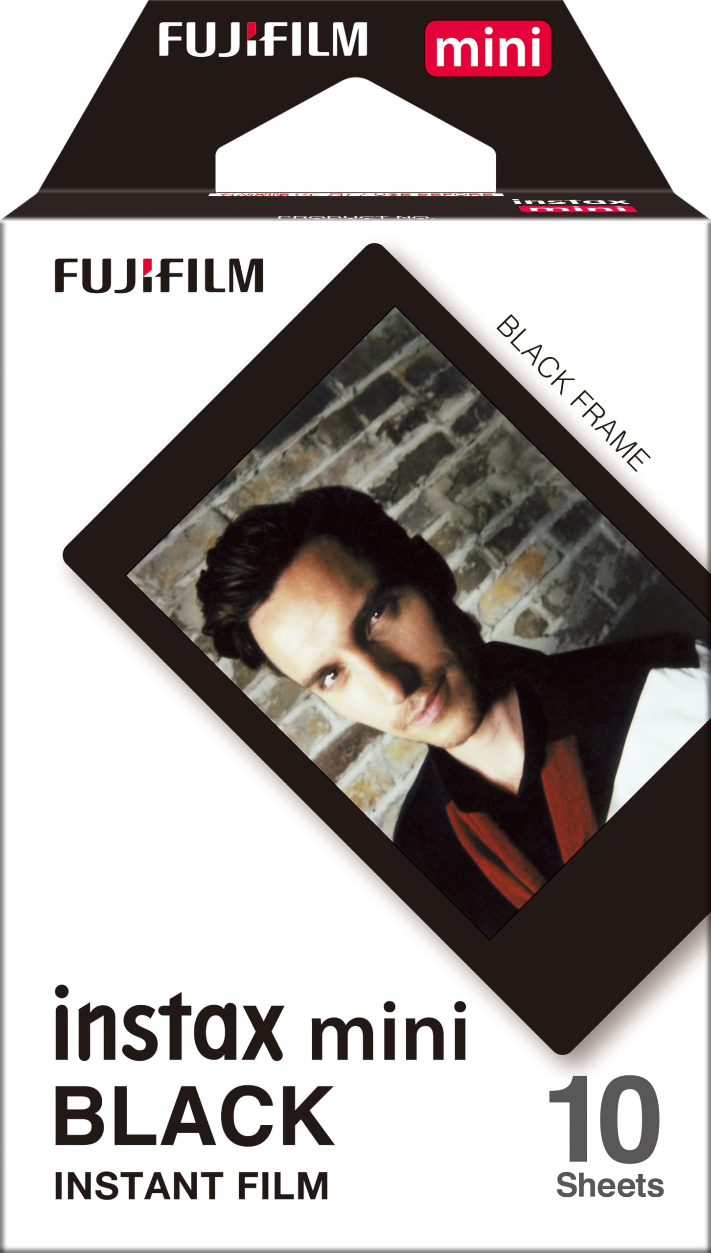 Foto 2 pulgar | Película Instax Mini Black Fujifilm - 10 Exposiciones - Venta Internacional.