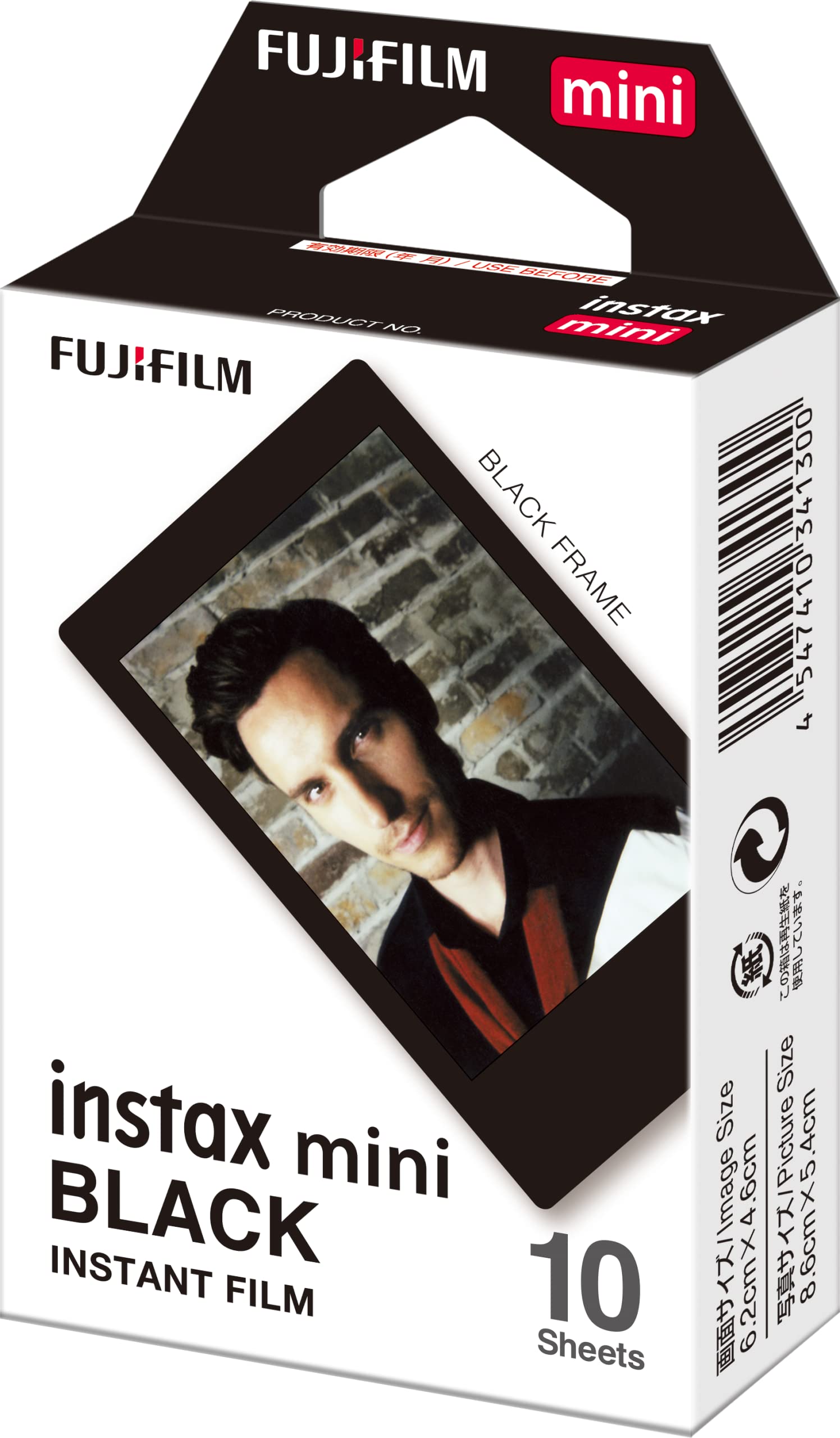 Foto 3 pulgar | Película Instax Mini Black Fujifilm - 10 Exposiciones - Venta Internacional.