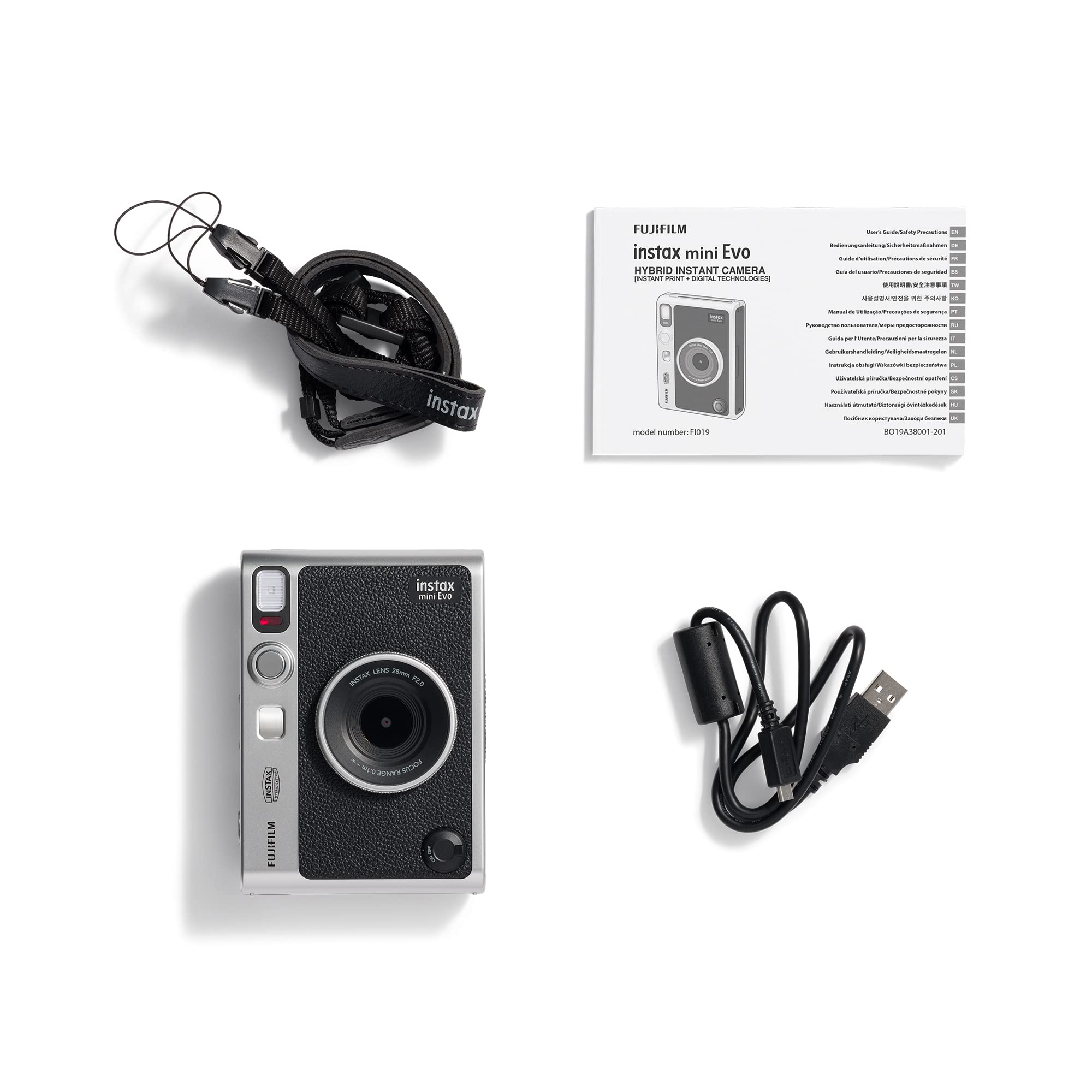 Foto 8 pulgar | Cámara Instantánea Fujifilm Instax Mini Evo Hybrid Con 10 Películas - Venta Internacional.