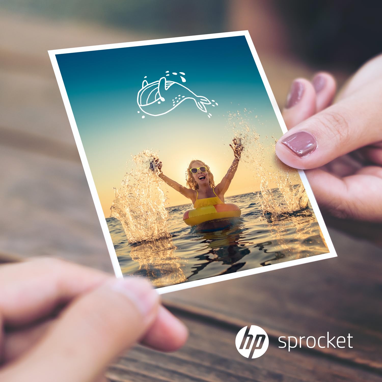 Foto 4 pulgar | Papel Fotográfico Hp Sprocket Zink Respaldo Adhesivo 3.5 X 4.25 Pulgadas 20 - Venta Internacional