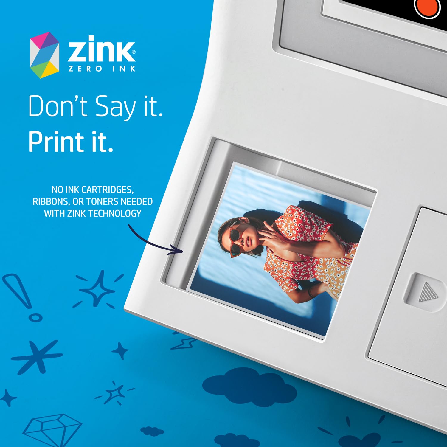 Foto 5 pulgar | Papel Fotográfico Hp Sprocket Zink 3.5 X 4.25 Pulgadas 50 - Venta Internacional