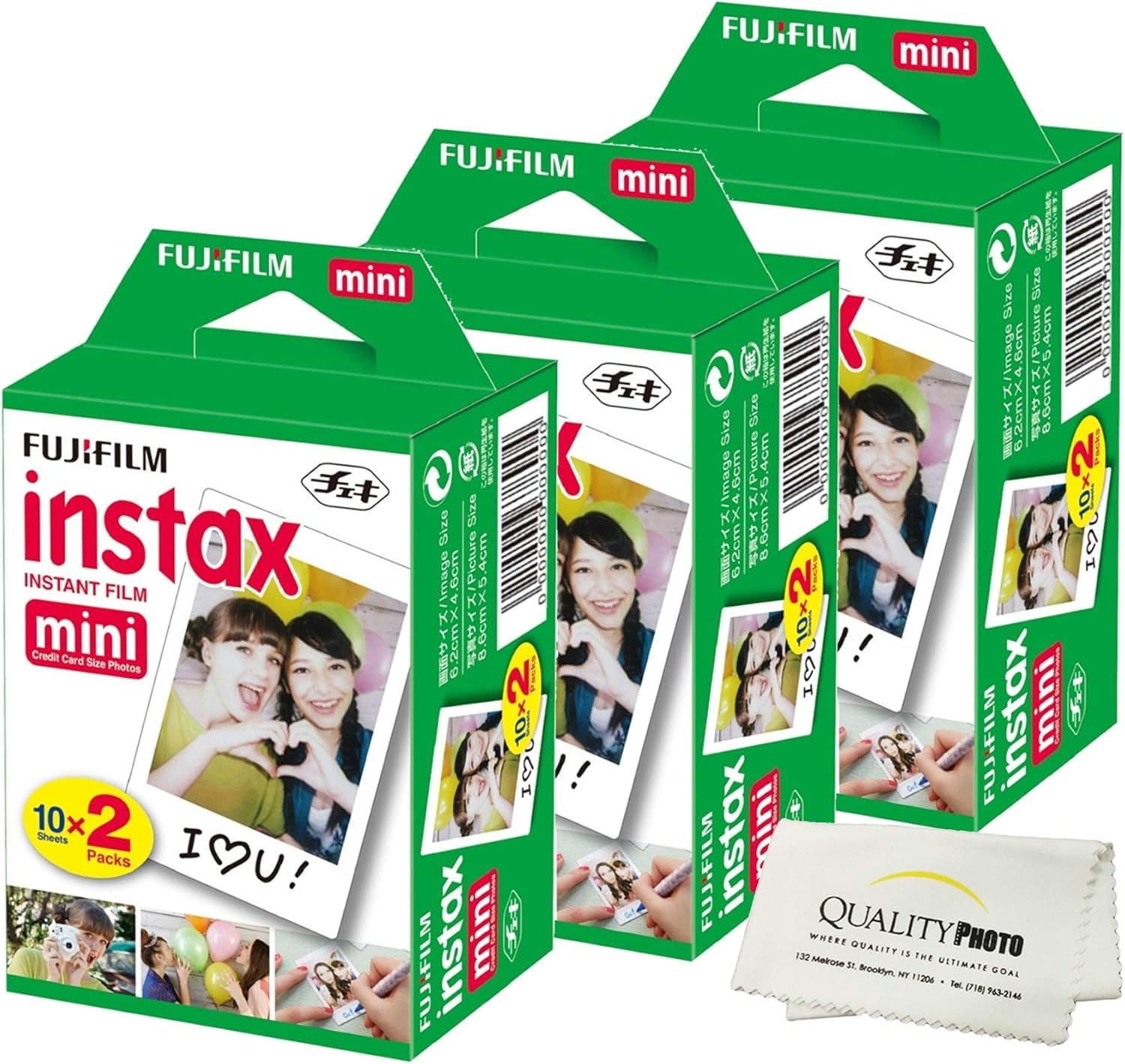 Foto 2 pulgar | Película Instantánea Fujifilm Instax Mini 8 Y Mini 9 (60 Hojas) - Venta Internacional.