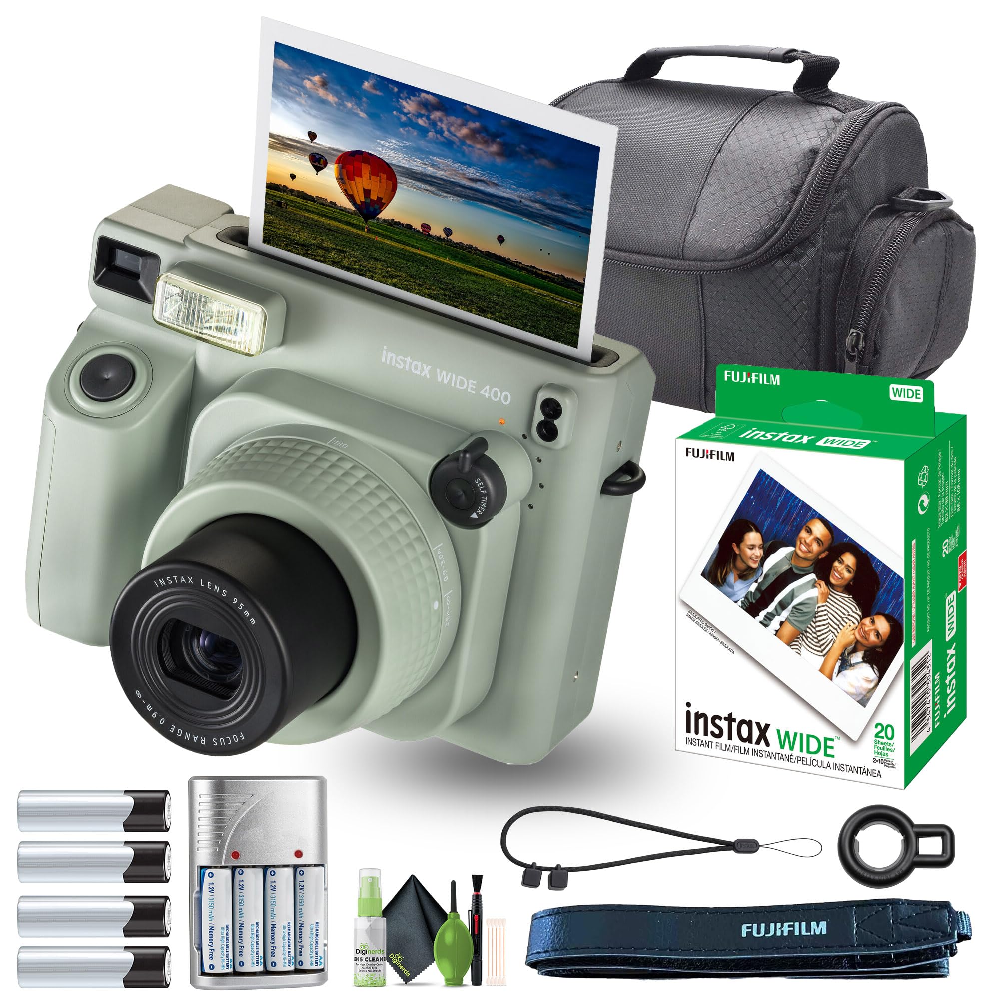 Foto 2 pulgar | Paquete De Cámara De Película Instantánea Fujifilm Instax Wide 400 - Venta Internacional.