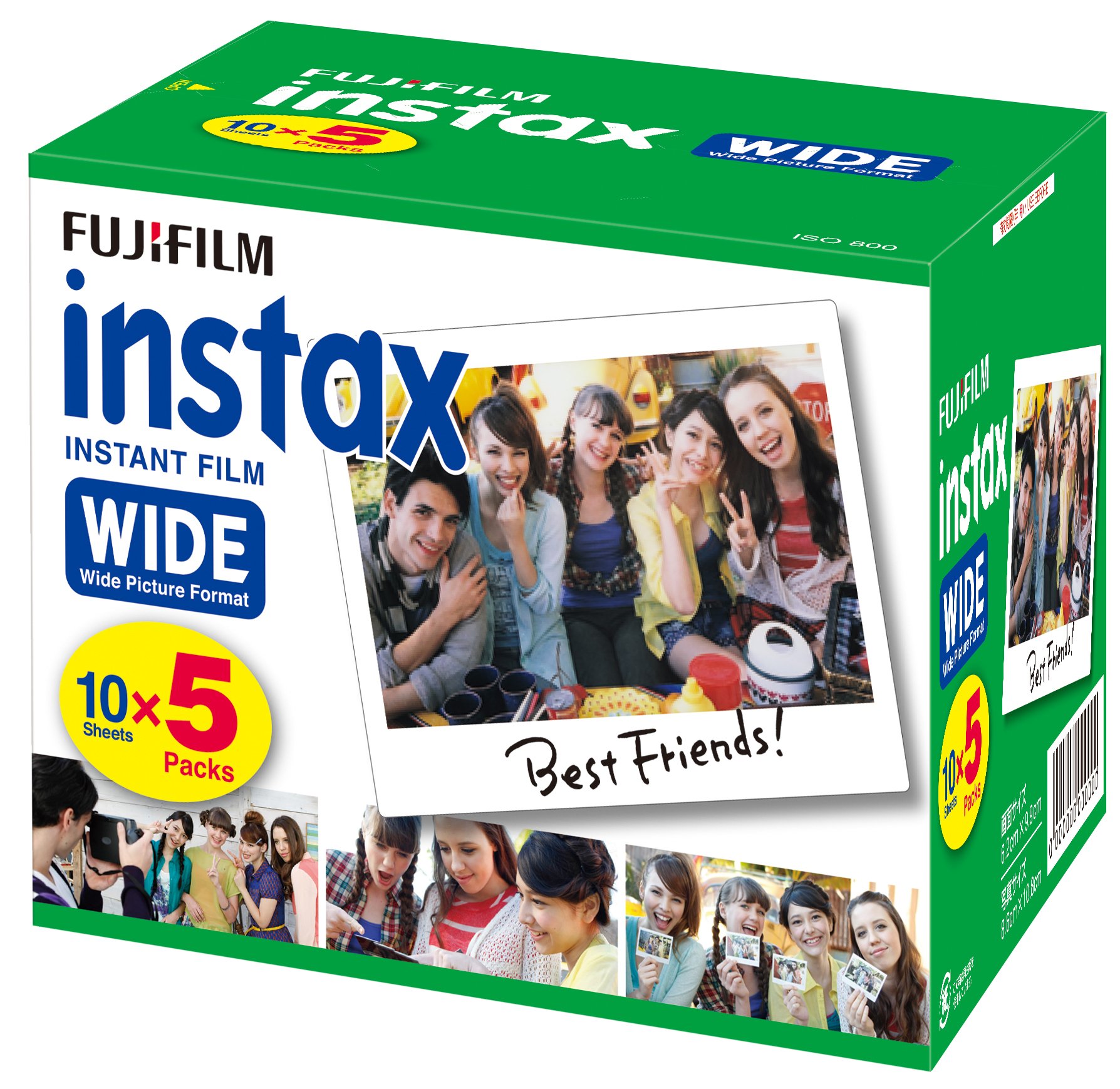 Foto 2 pulgar | Cámara Fujifilm Instax Wide K R 5 Con 50 Hojas De Película - Venta Internacional.